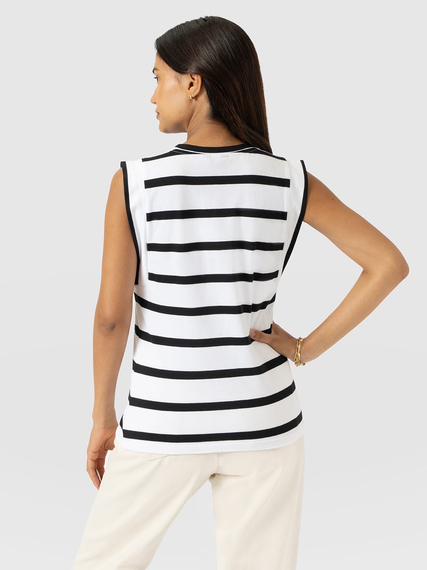 Rowan Tee - Black Stripe