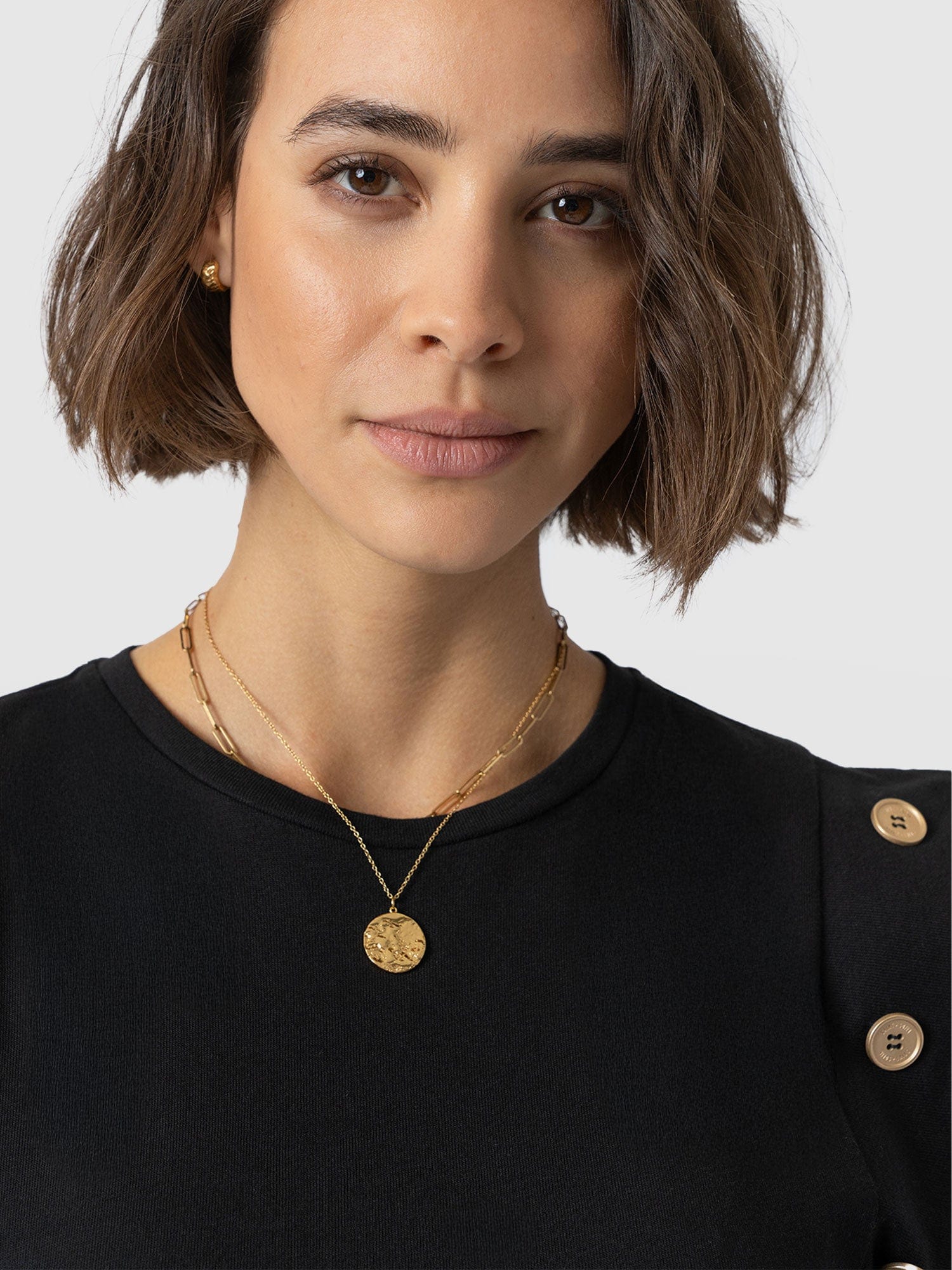 Rowan Tee Black - Women's T-Shirts | Saint + Sofia® UK