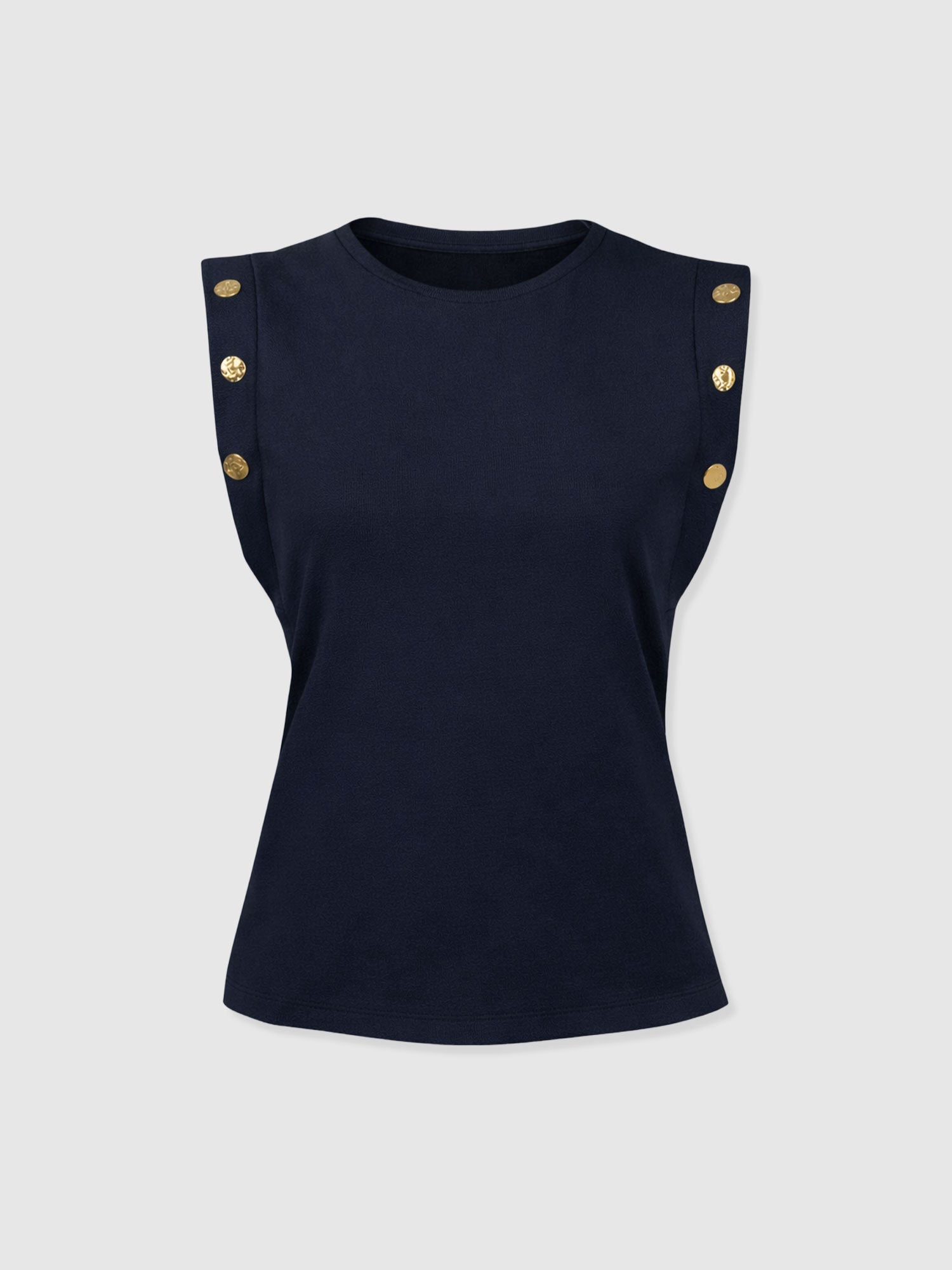 Rowan Tee - Navy - Molten - Women's T-shirts | Saint + Sofia® UK