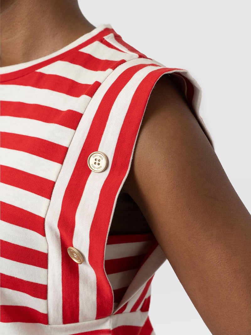 Rowan Tee - Red Stripe