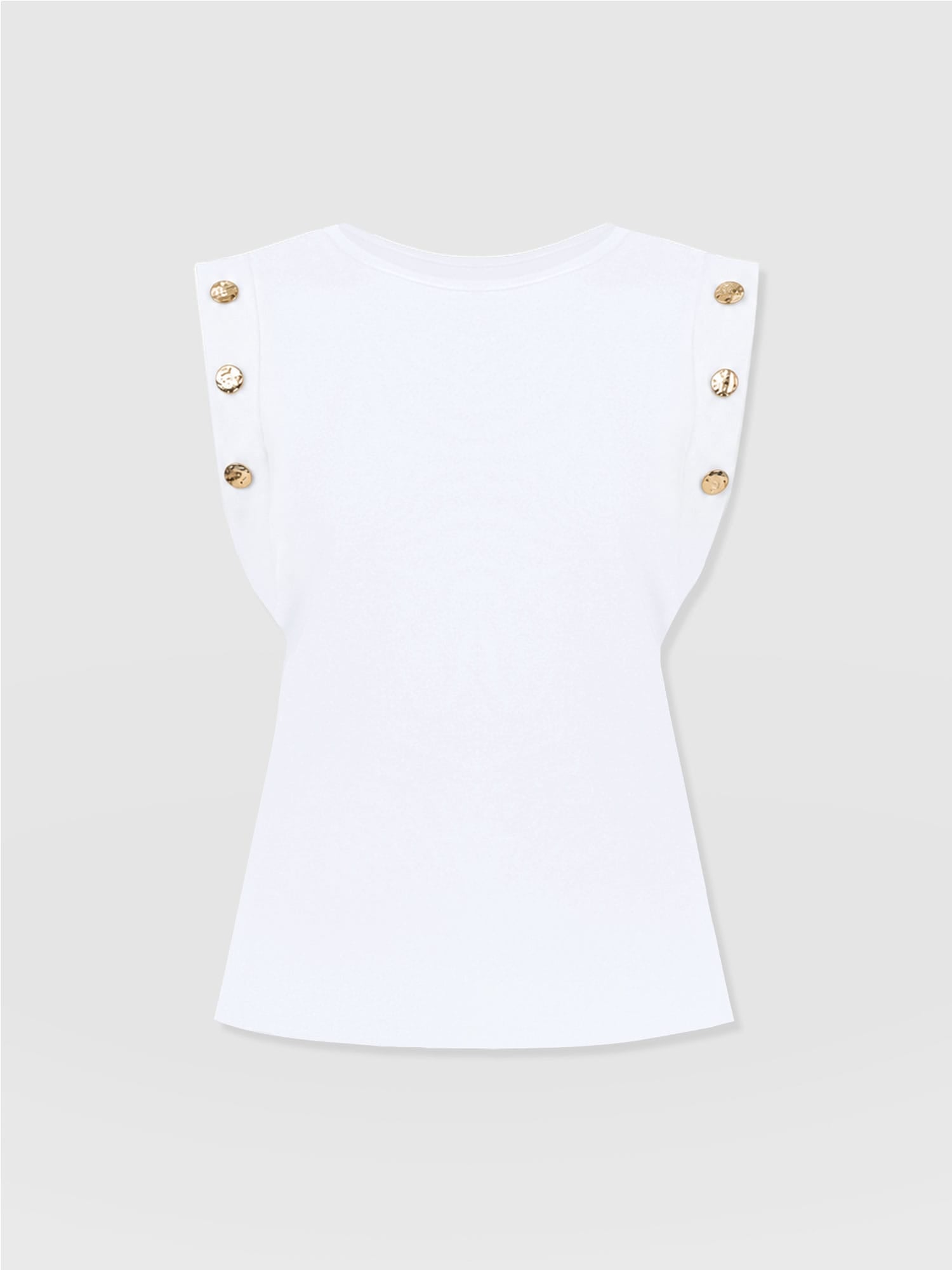 Rowan Tee - White Molten - Women's T-shirts | Saint and Sofia® UK