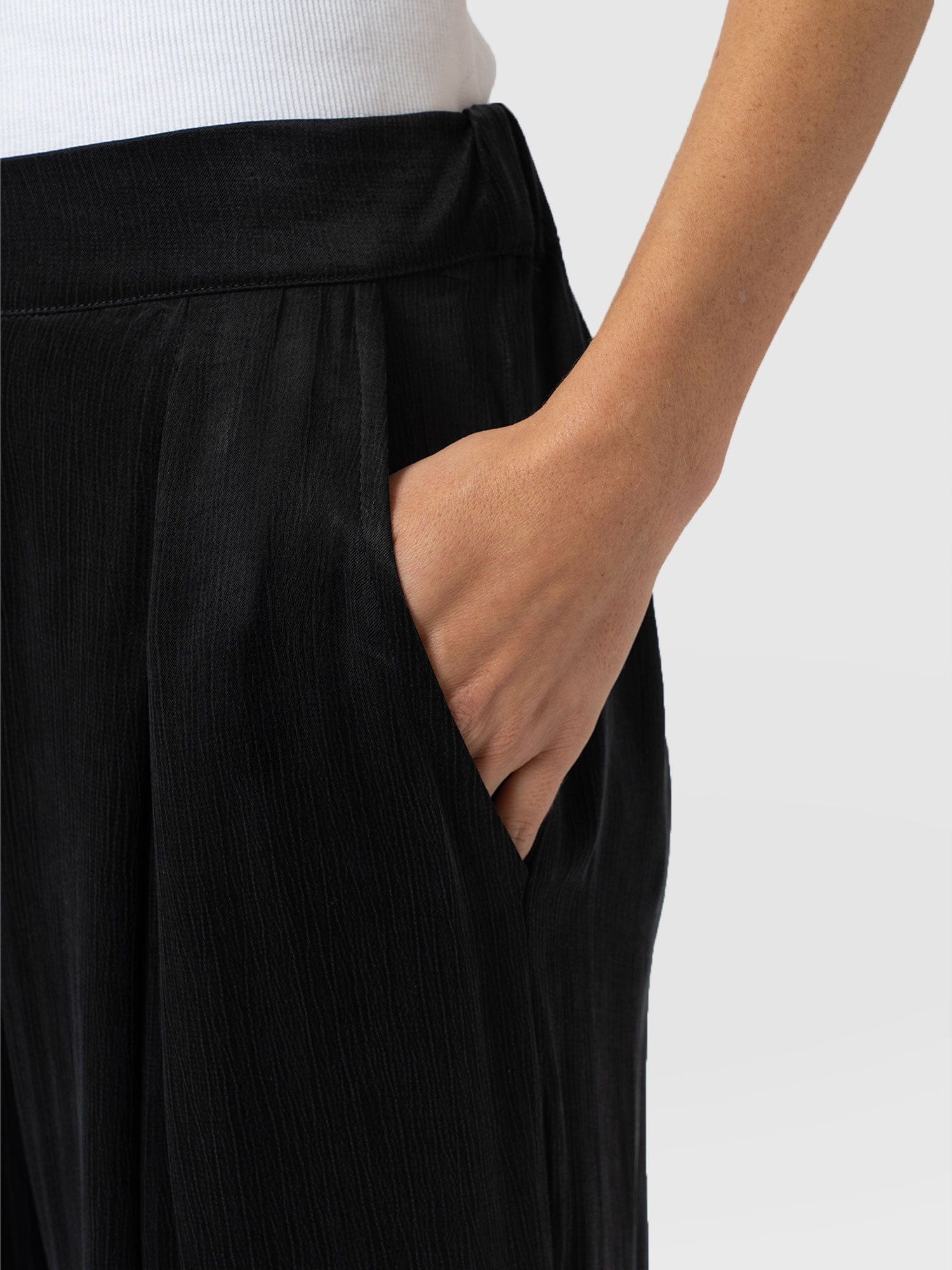 Rowan Wide Leg Pant - Black