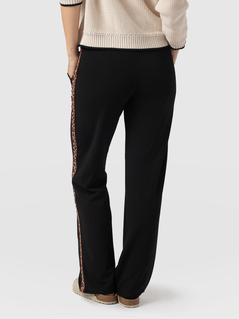 Runway Pant - Black Leopard