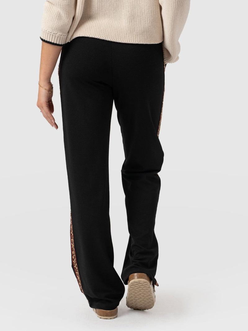 Runway Pant - Black Leopard