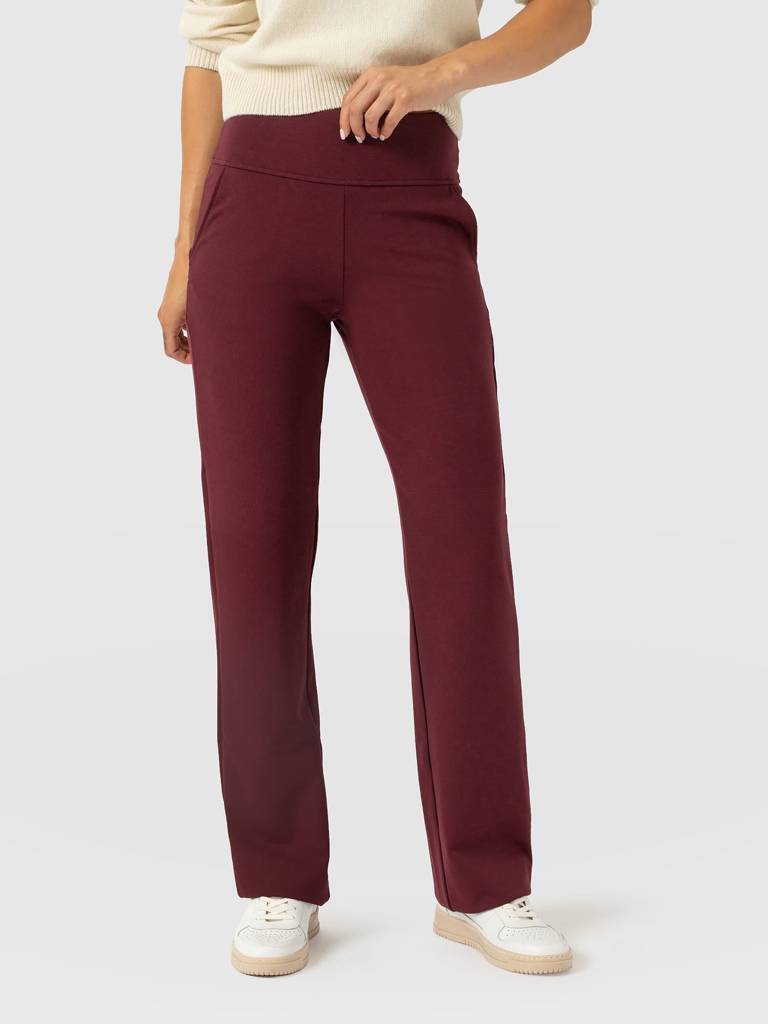 Runway Pant - Burgundy
