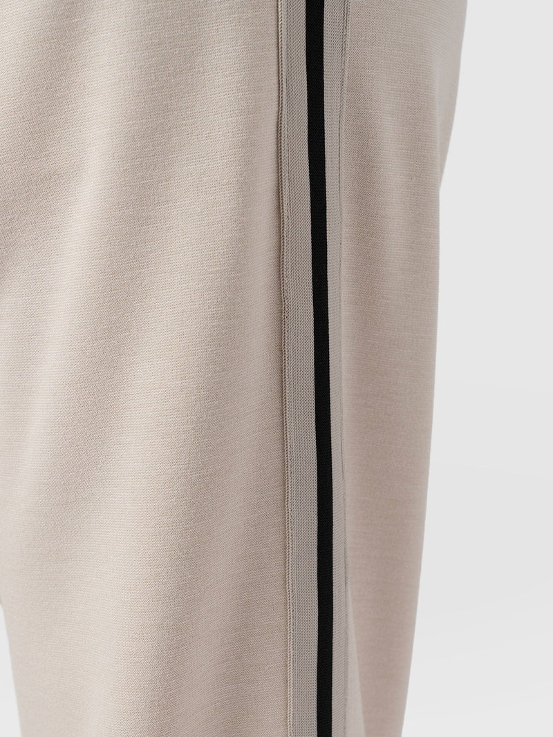 Runway Pant - Light Beige Stripe