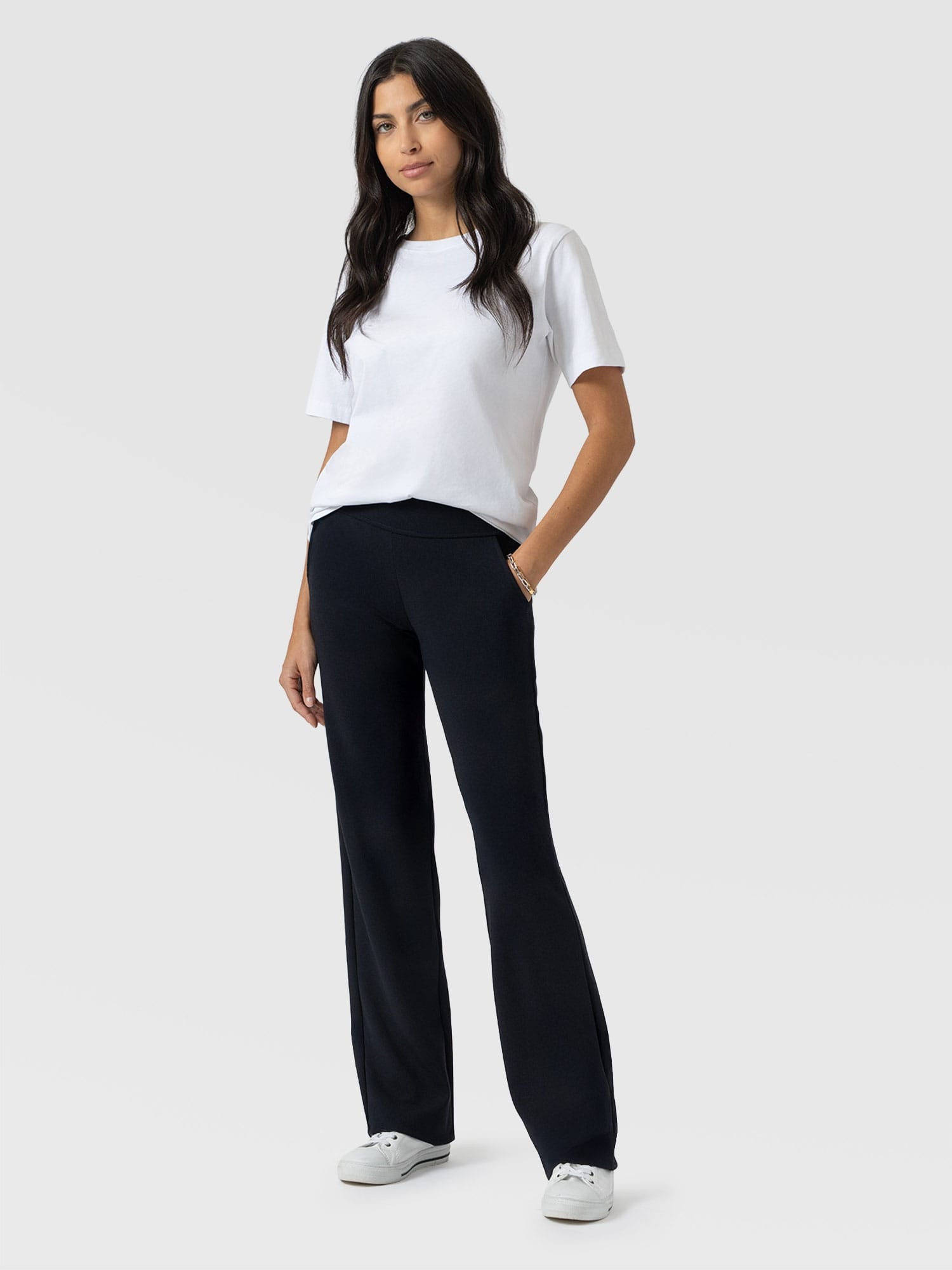 Runway Pant Navy - Women's Trousers | Saint and Sofia® UK