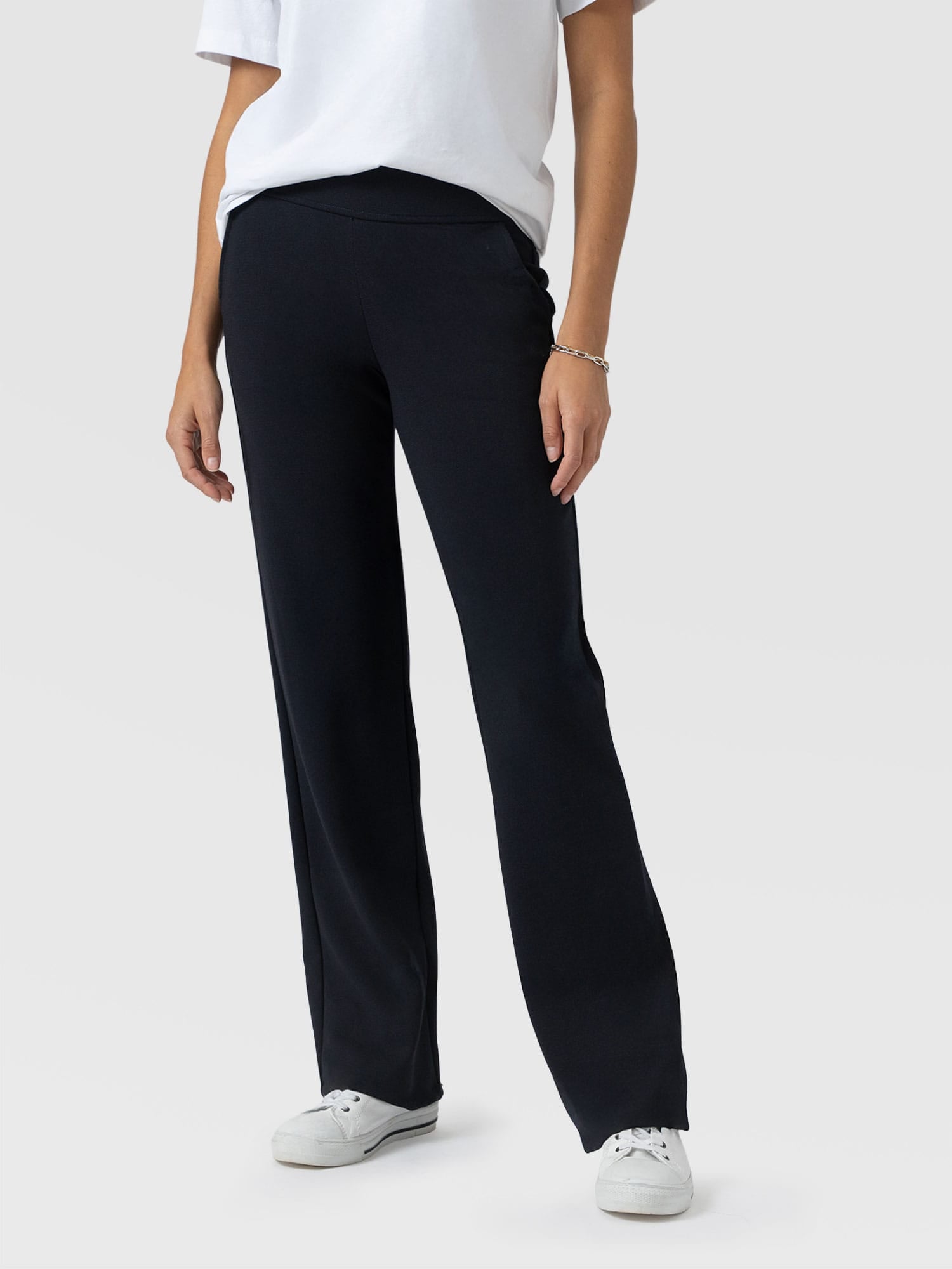 Runway Pant Navy - Women's Trousers | Saint and Sofia® UK