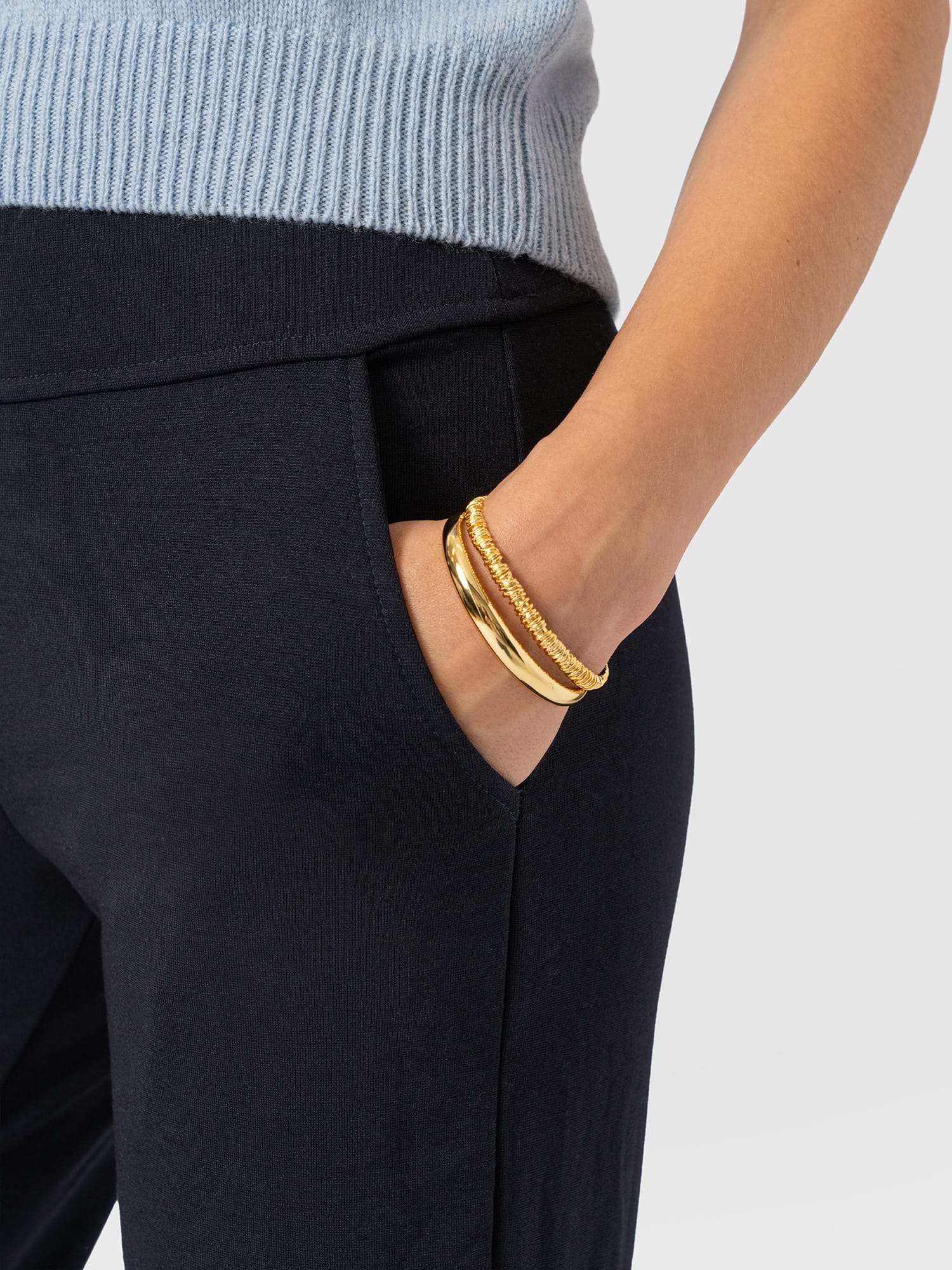 Runway Pant Navy - Women's Trousers | Saint and Sofia® UK