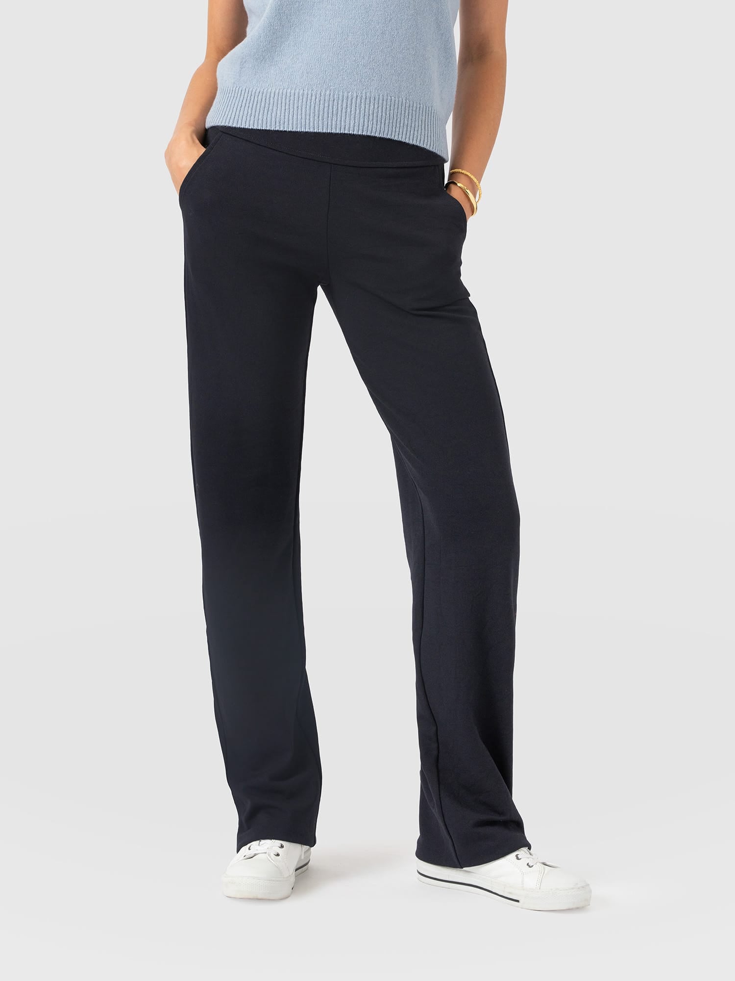 Runway Pant Navy - Women's Trousers | Saint and Sofia® UK