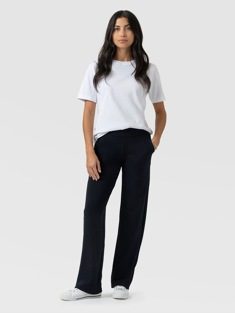 Runway Pant Navy - Women's Trousers | Saint + Sofia® UK