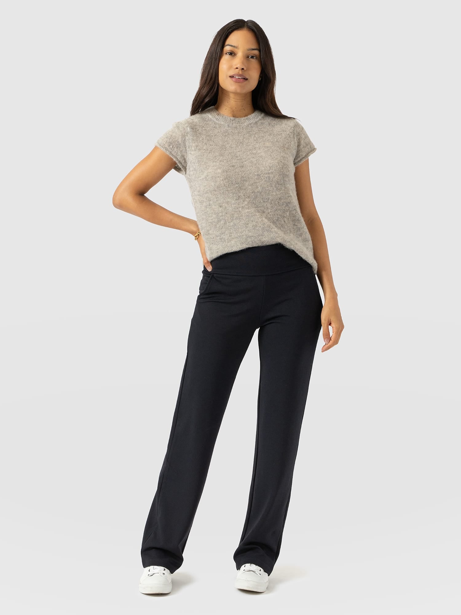 Runway Pant Navy - Women's Trousers | Saint + Sofia® UK