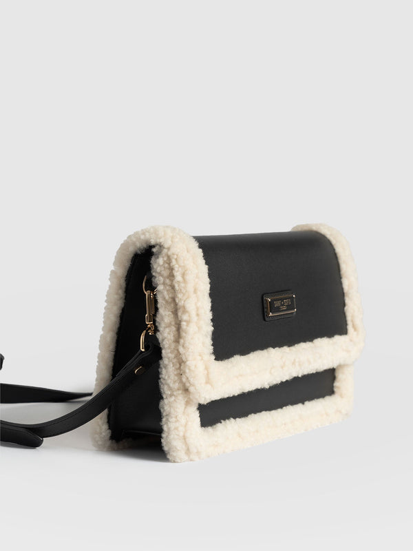 Rylee Cross Body Bag - Black/Ecru