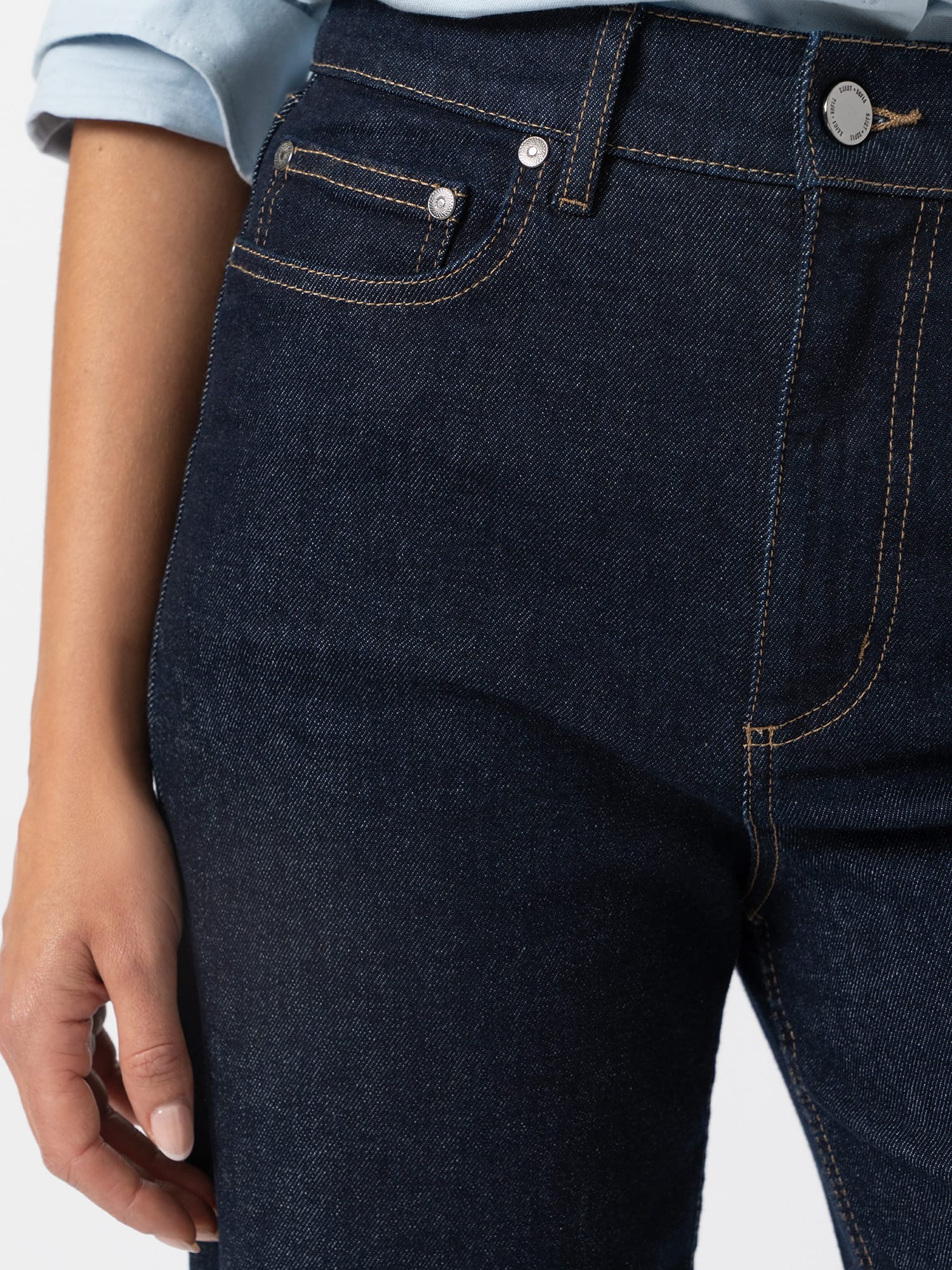 Rylie Crop Jean - Indigo - Women's Jeans | Saint and Sofia® UK