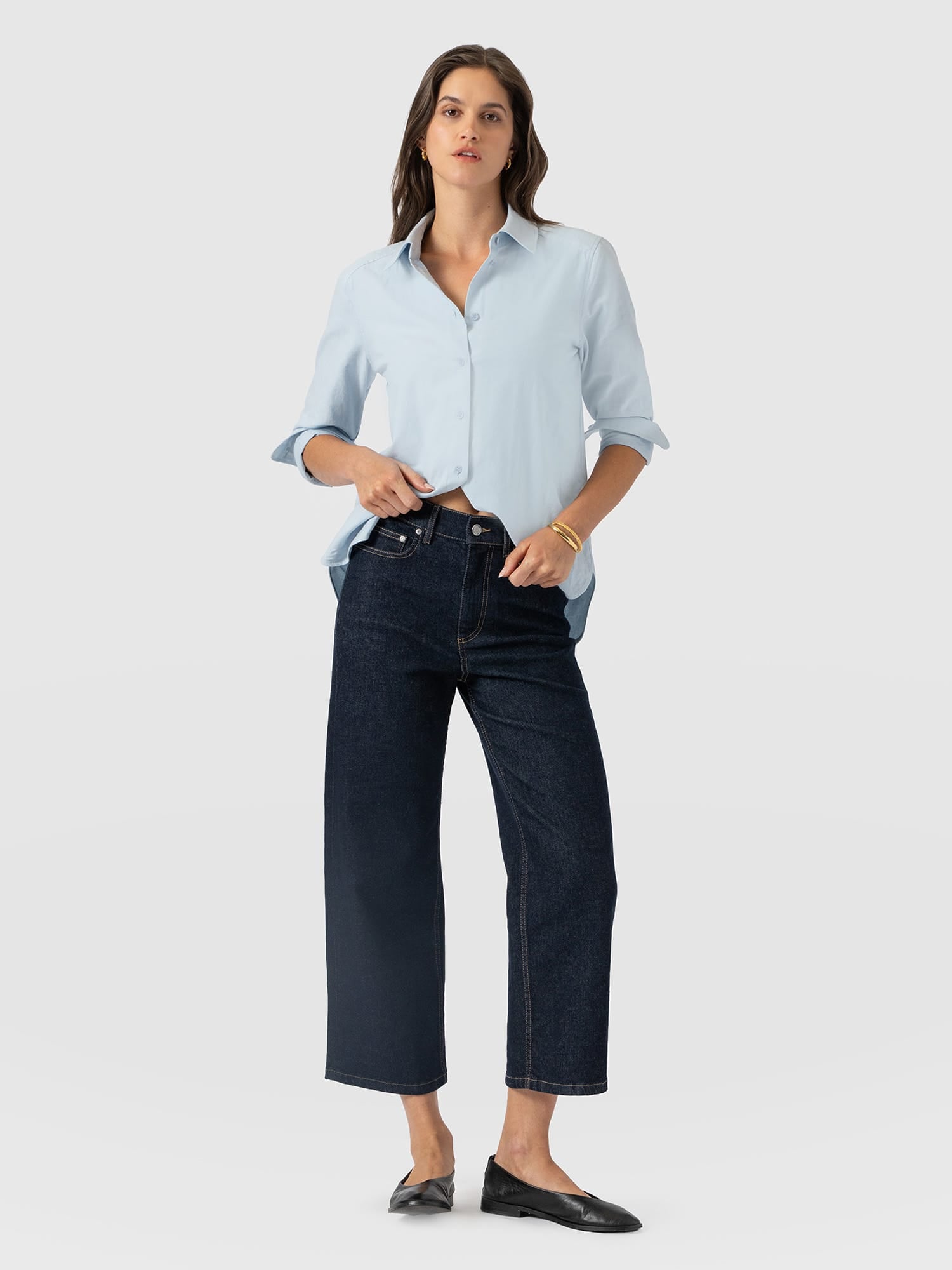 Rylie Crop Jean - Indigo