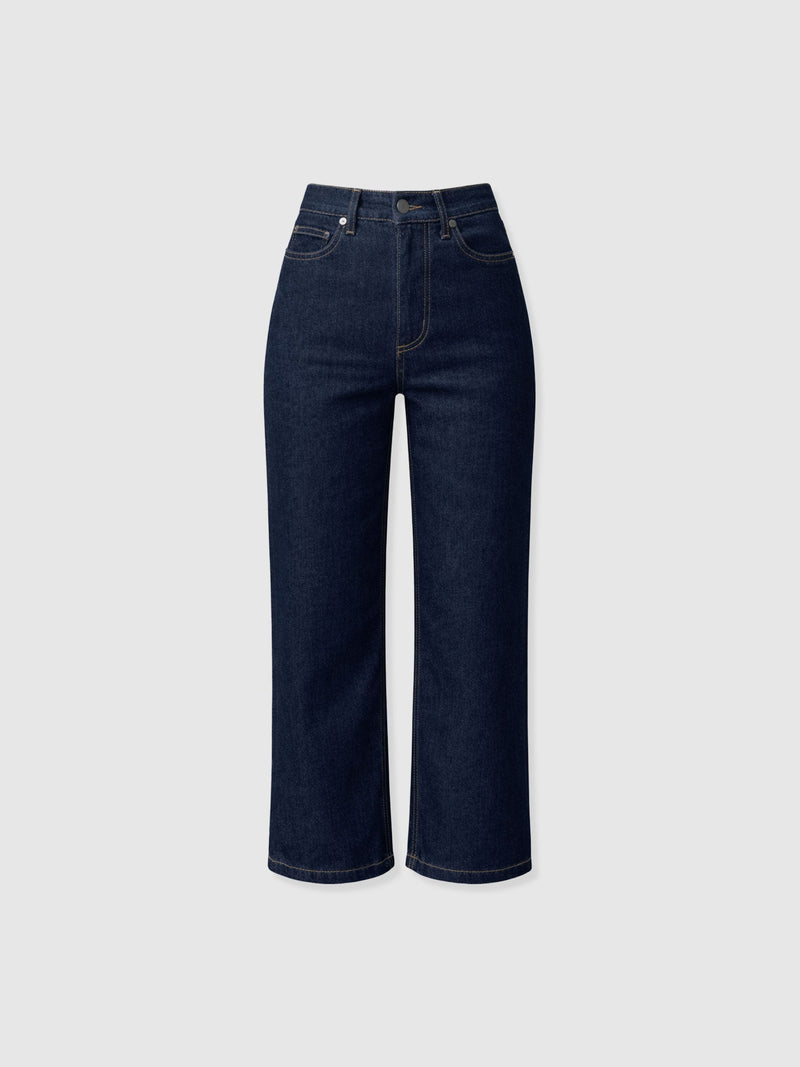 Rylie Crop Jean - Indigo