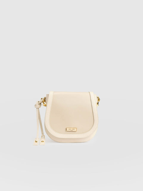Saddle Bag - Cream - Women's Handbags | Saint + Sofia® UK