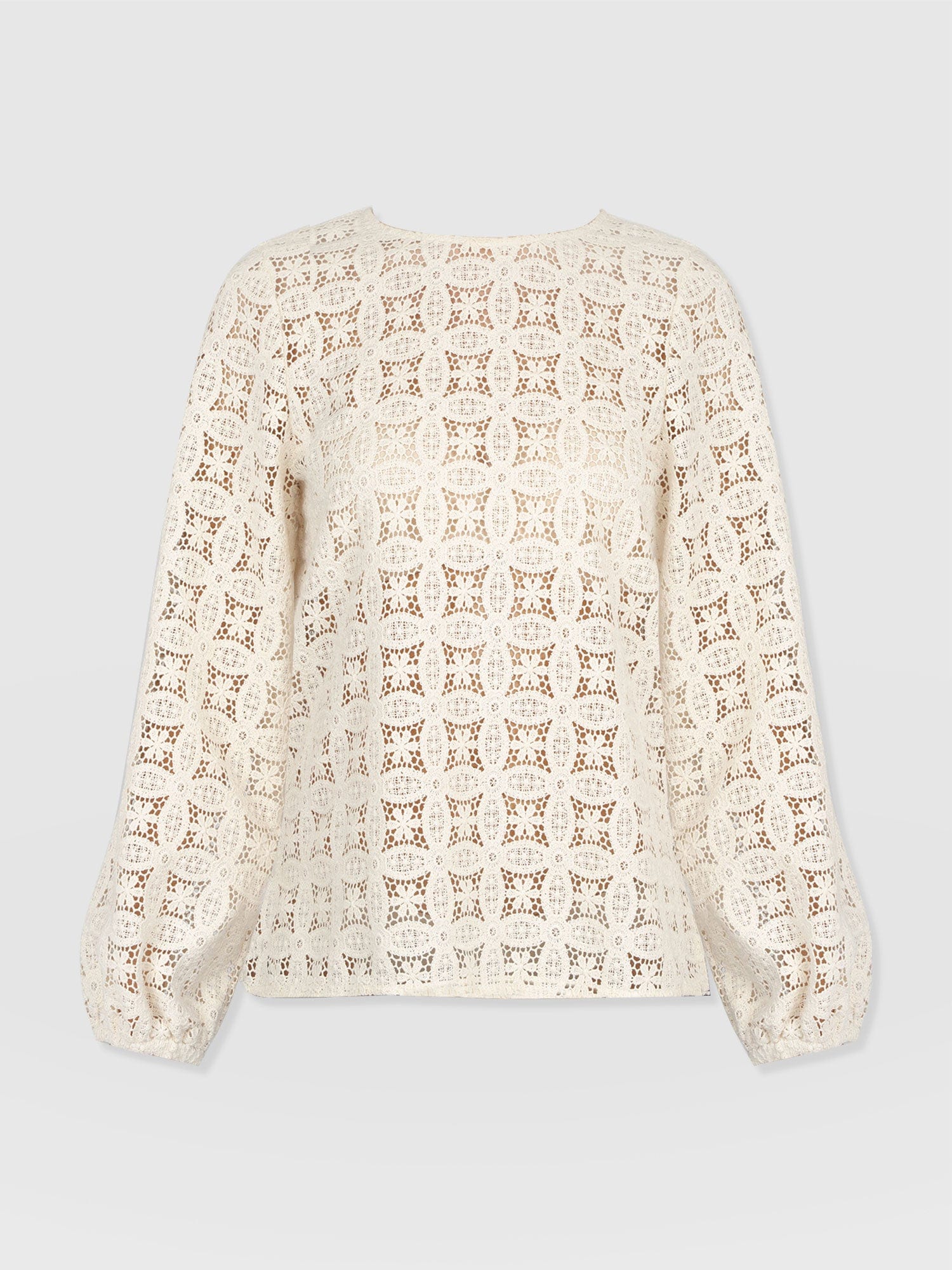Sadie Blouse - Cream - Women's Blouses | Saint + Sofia® UK