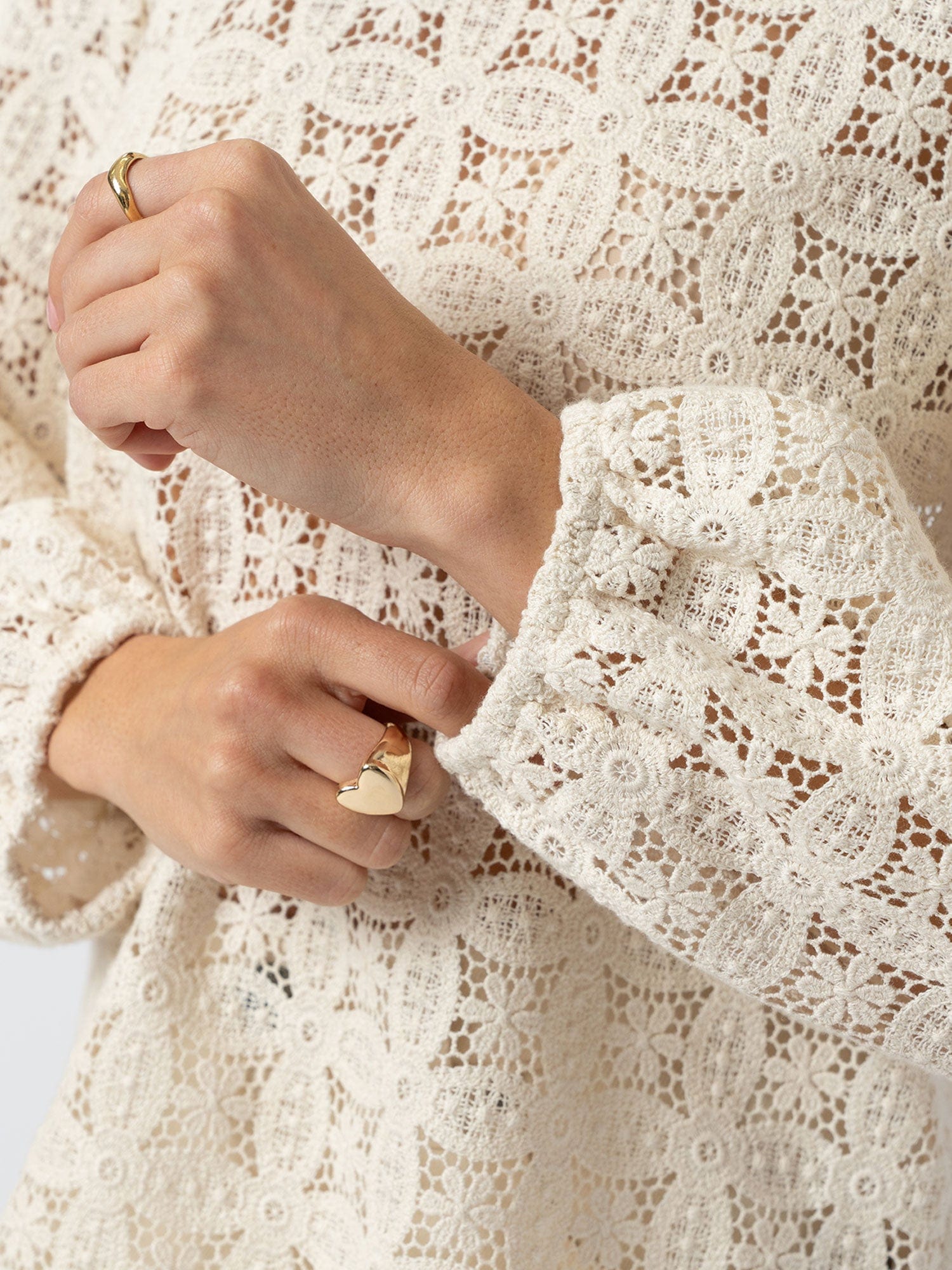 Sadie Blouse - Cream - Women's Blouses | Saint + Sofia® UK
