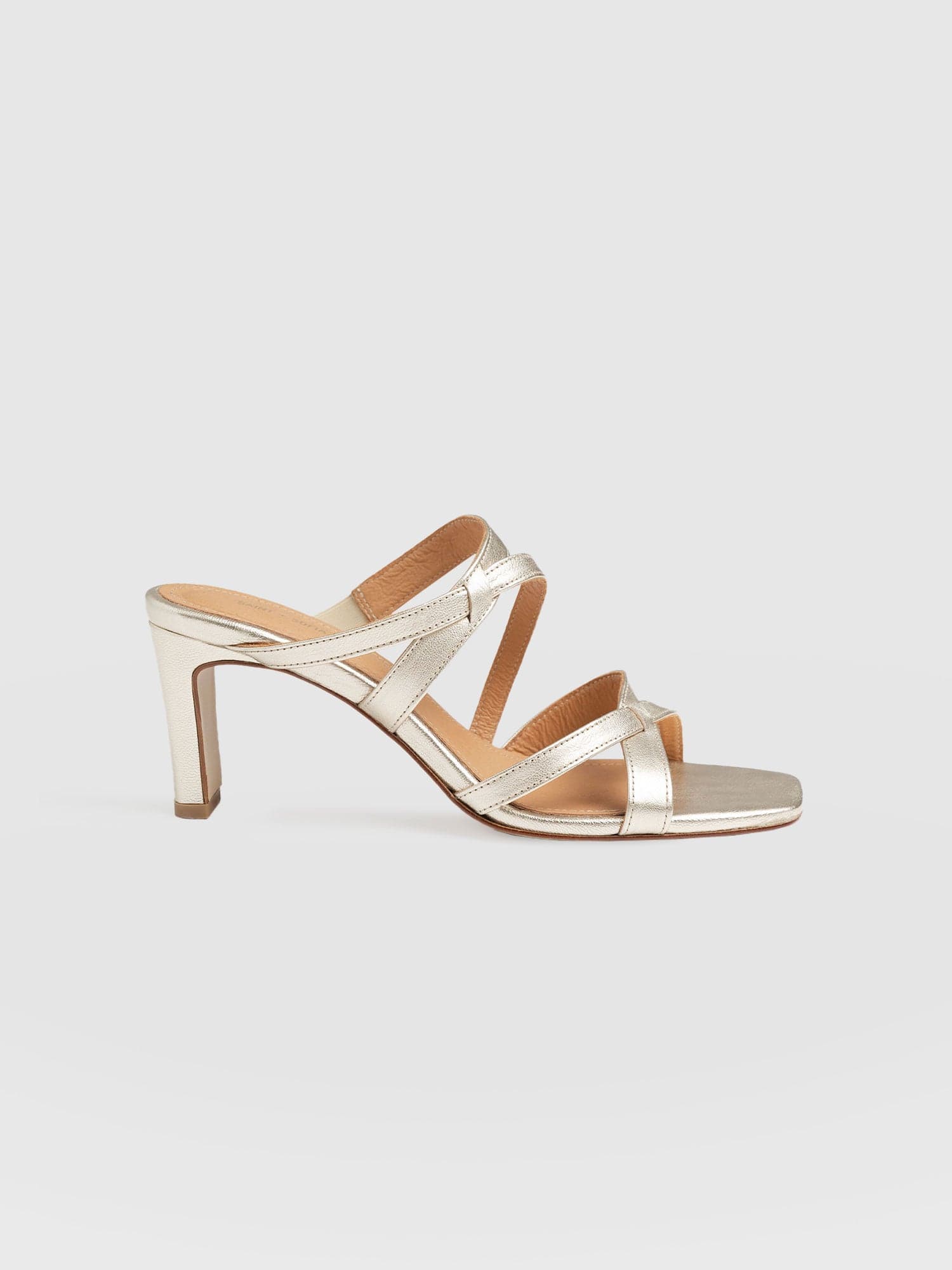 Gold clearance mules uk