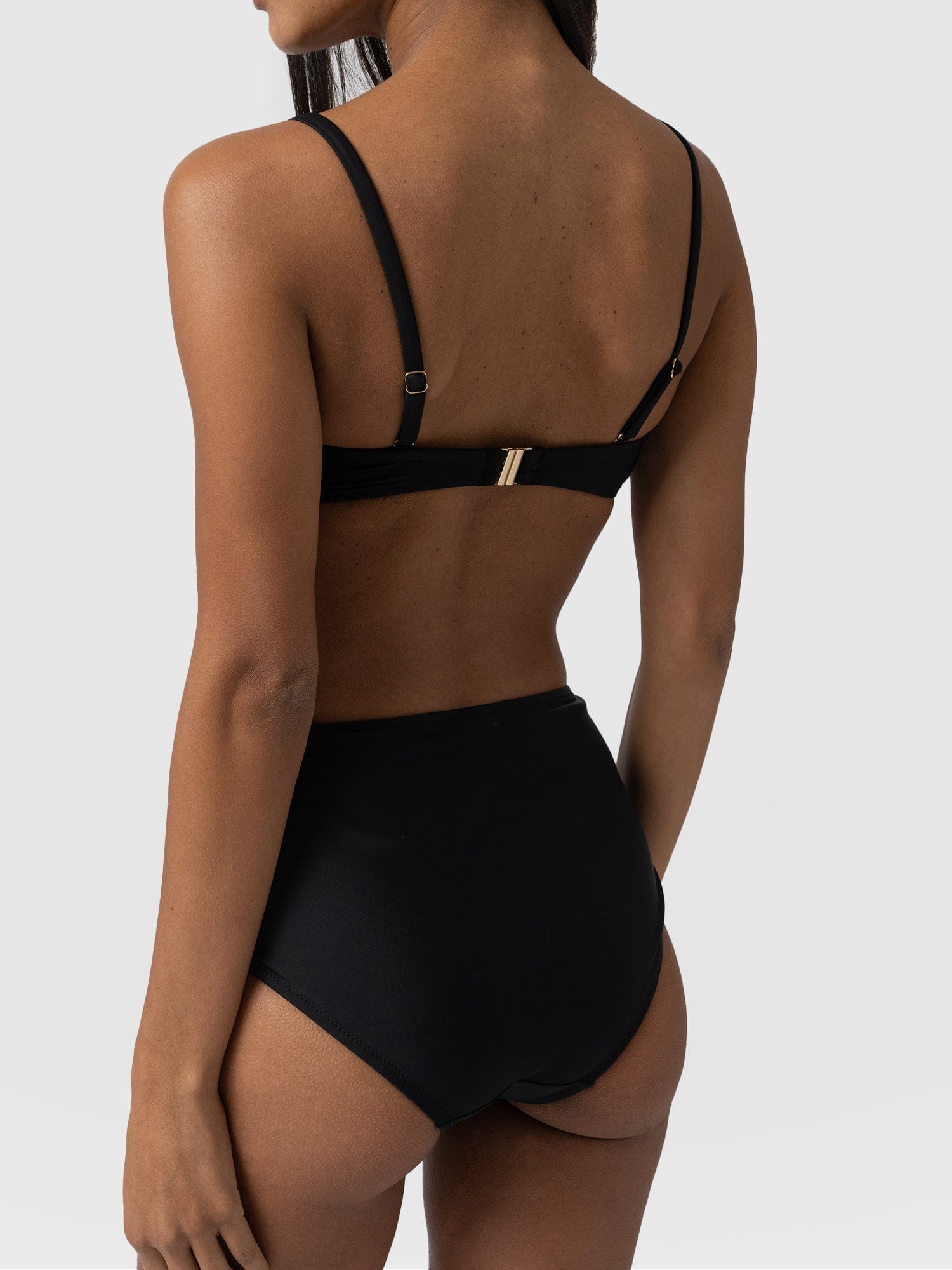 Skye Bandeau Bikini Top Black - Women's Swimwear | Saint + Sofia® UK