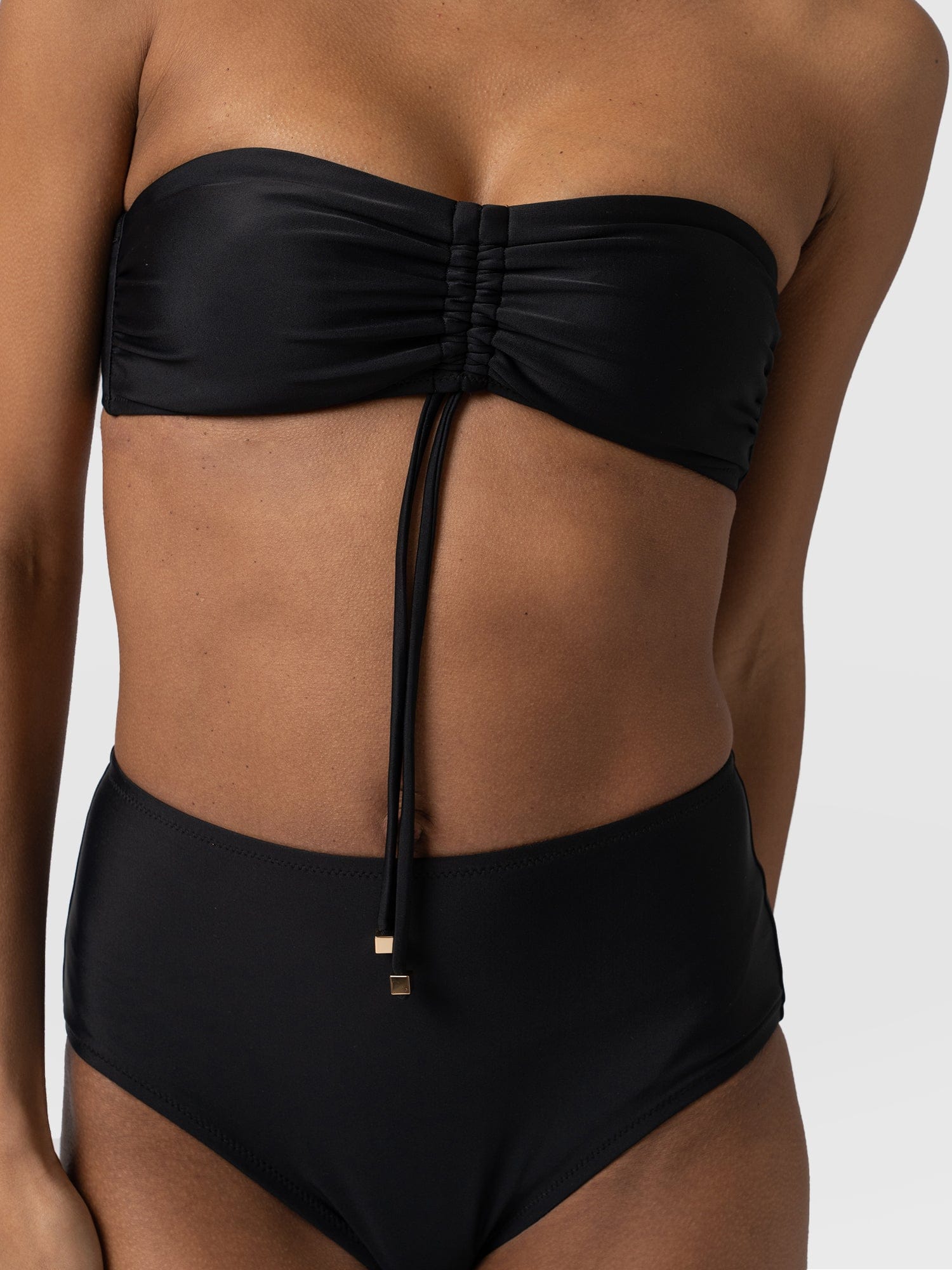 Skye Bandeau Bikini Top Black - Women's Swimwear | Saint + Sofia® UK