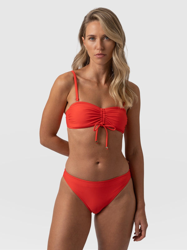 Skye Hipster Bikini Bottom - Red