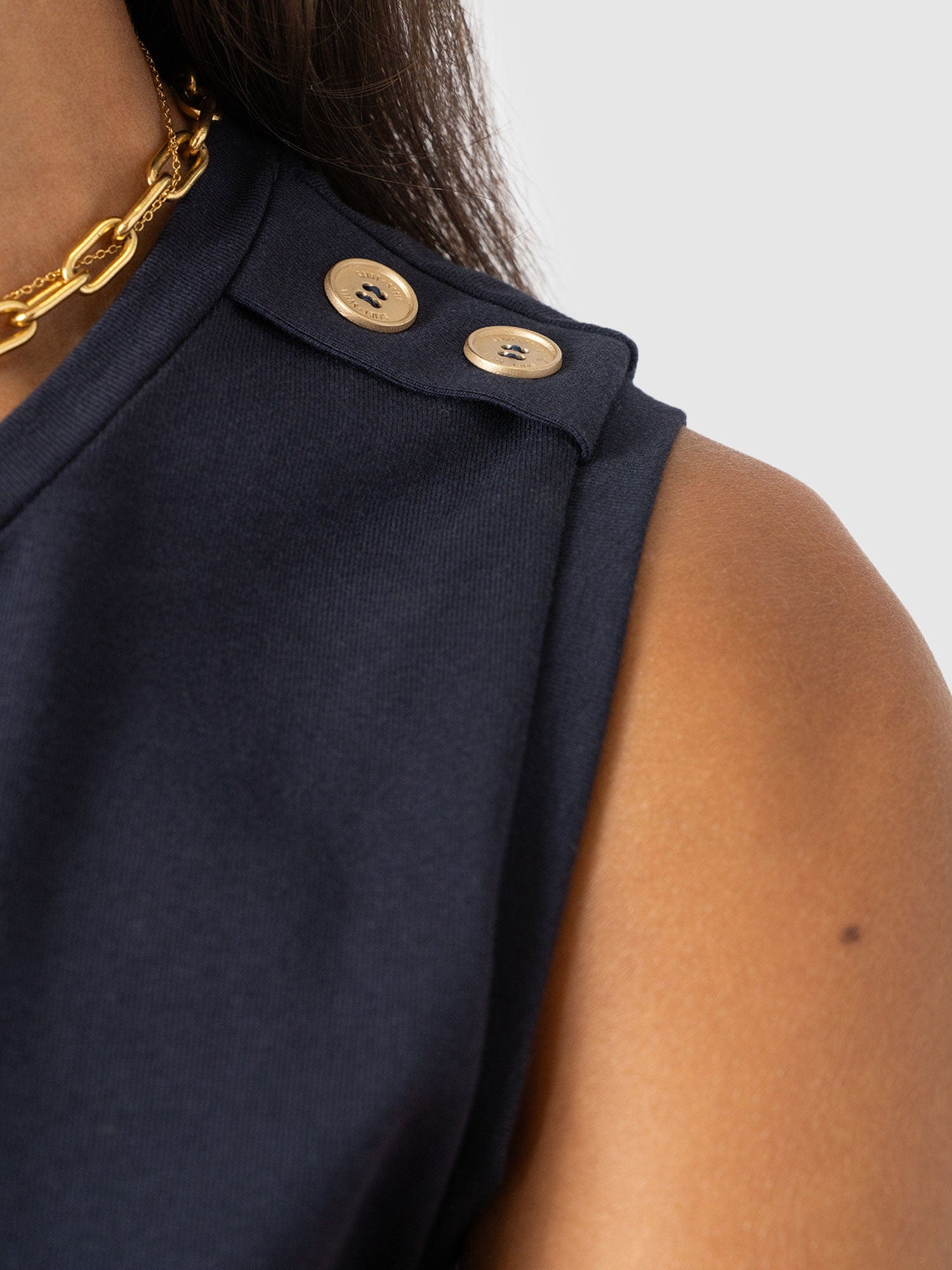Sleeveless Runway Maxi Dress - Navy - Women's Dresss | Saint + Sofia® UK