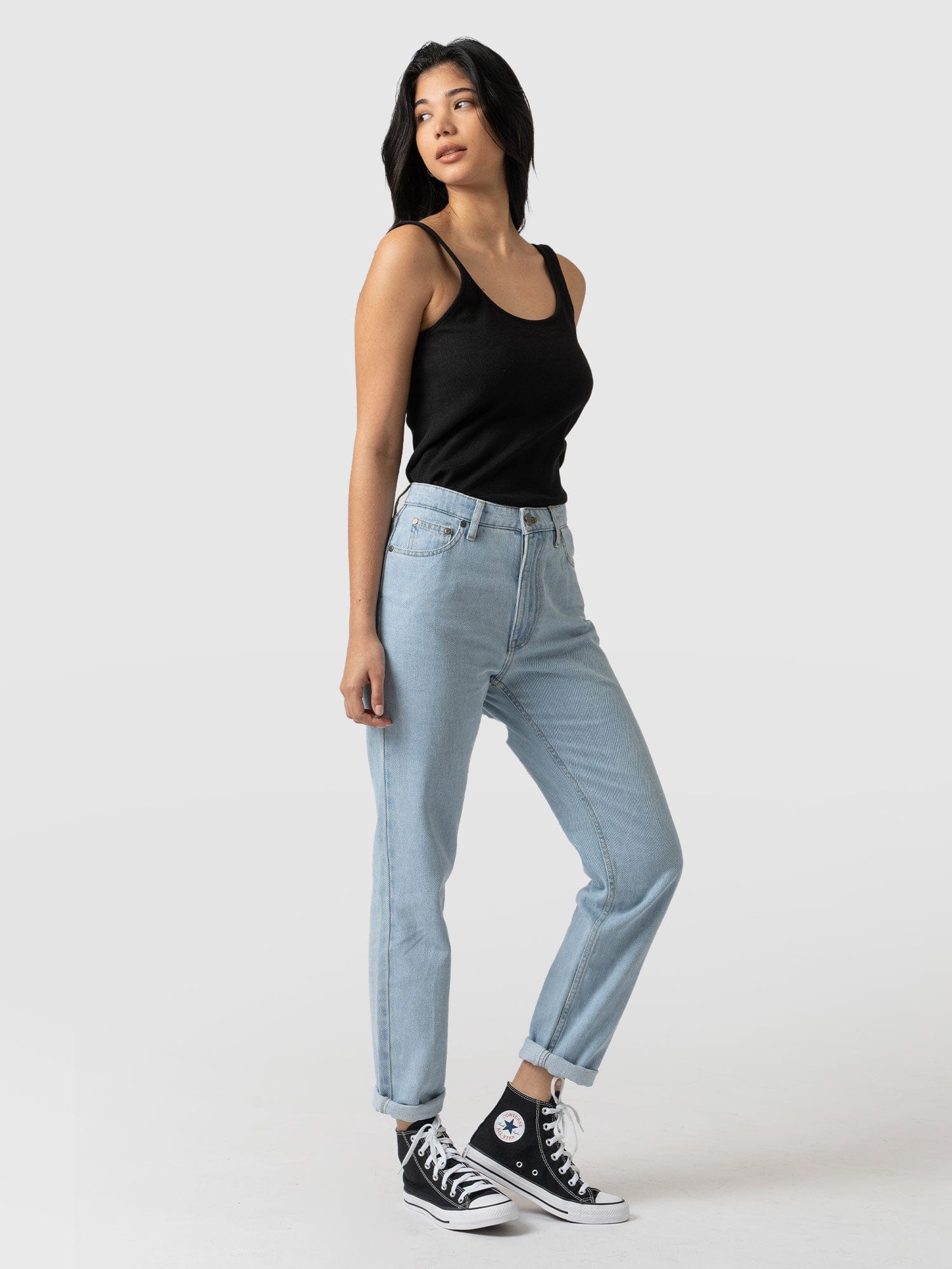 Slim Mom Jeans Pale Blue - Women's Jeans | Saint + Sofia® UK