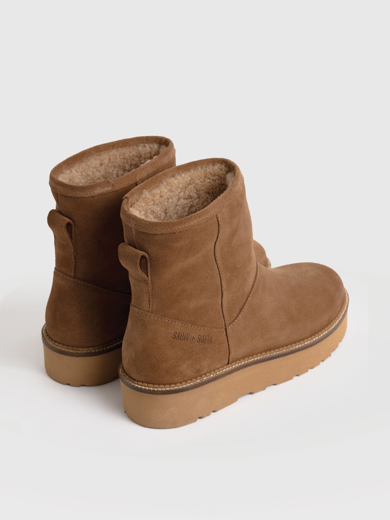 Sloane Shearling Boot - Camel