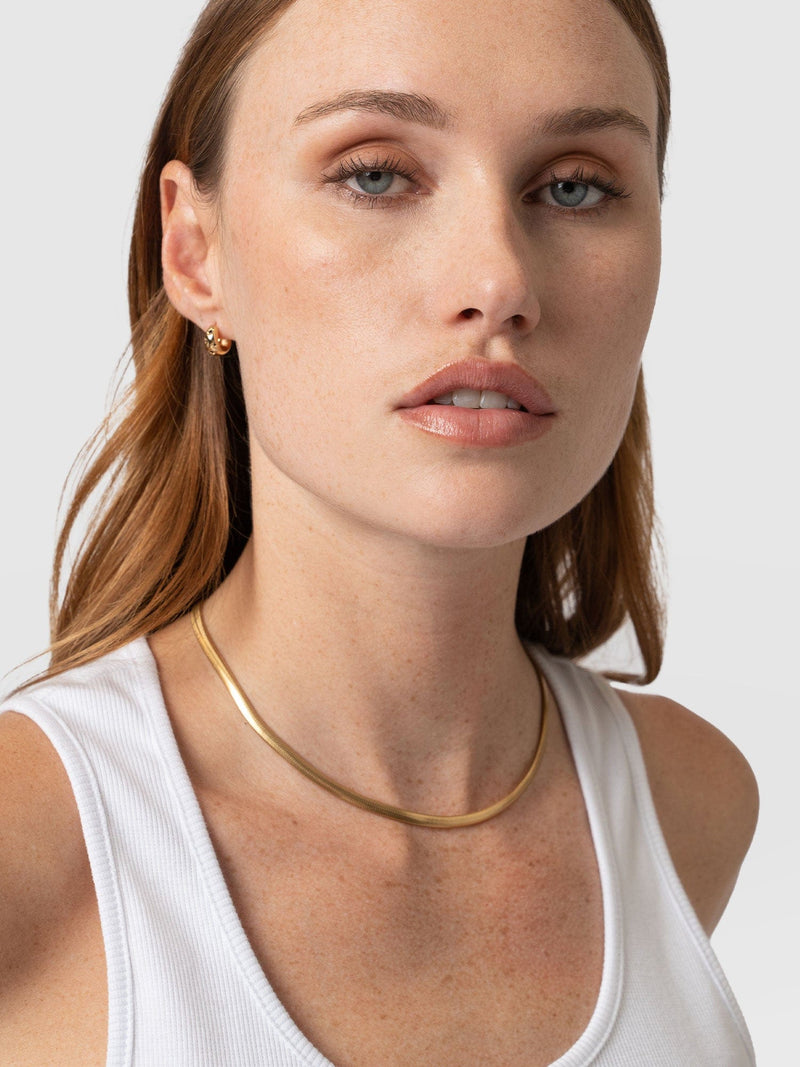 Snake Chain Necklace- Gold