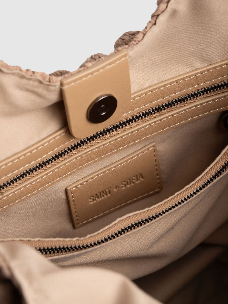 Soho Shoulder Tote Bag - Beige