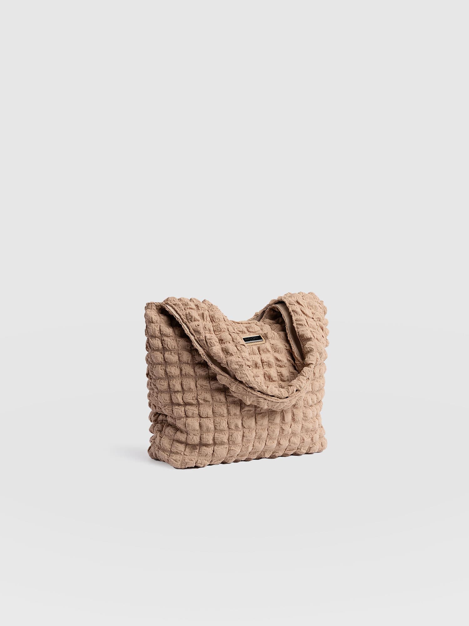 Soho Shoulder Tote Bag - Beige