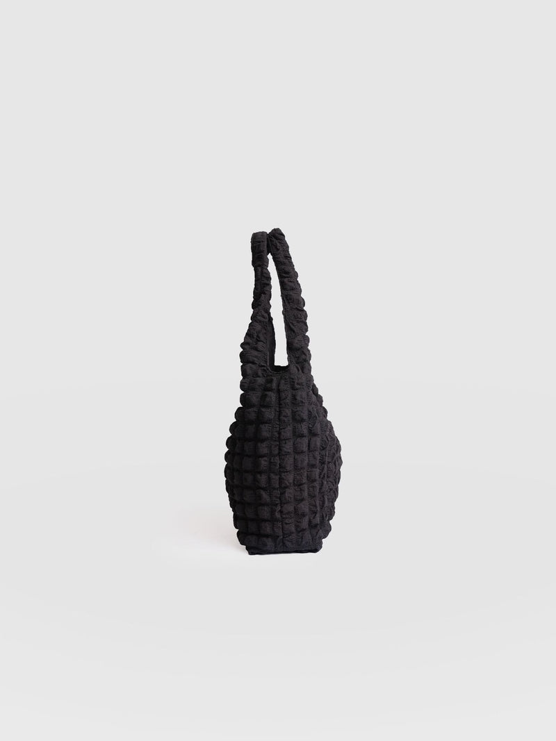 Soho Shoulder Tote Bag - Black