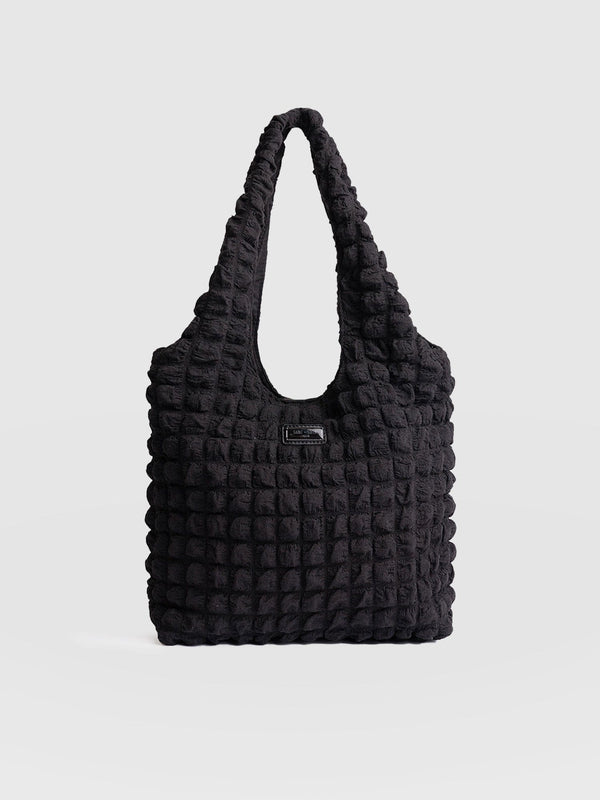 Soho Shoulder Tote Bag - Black
