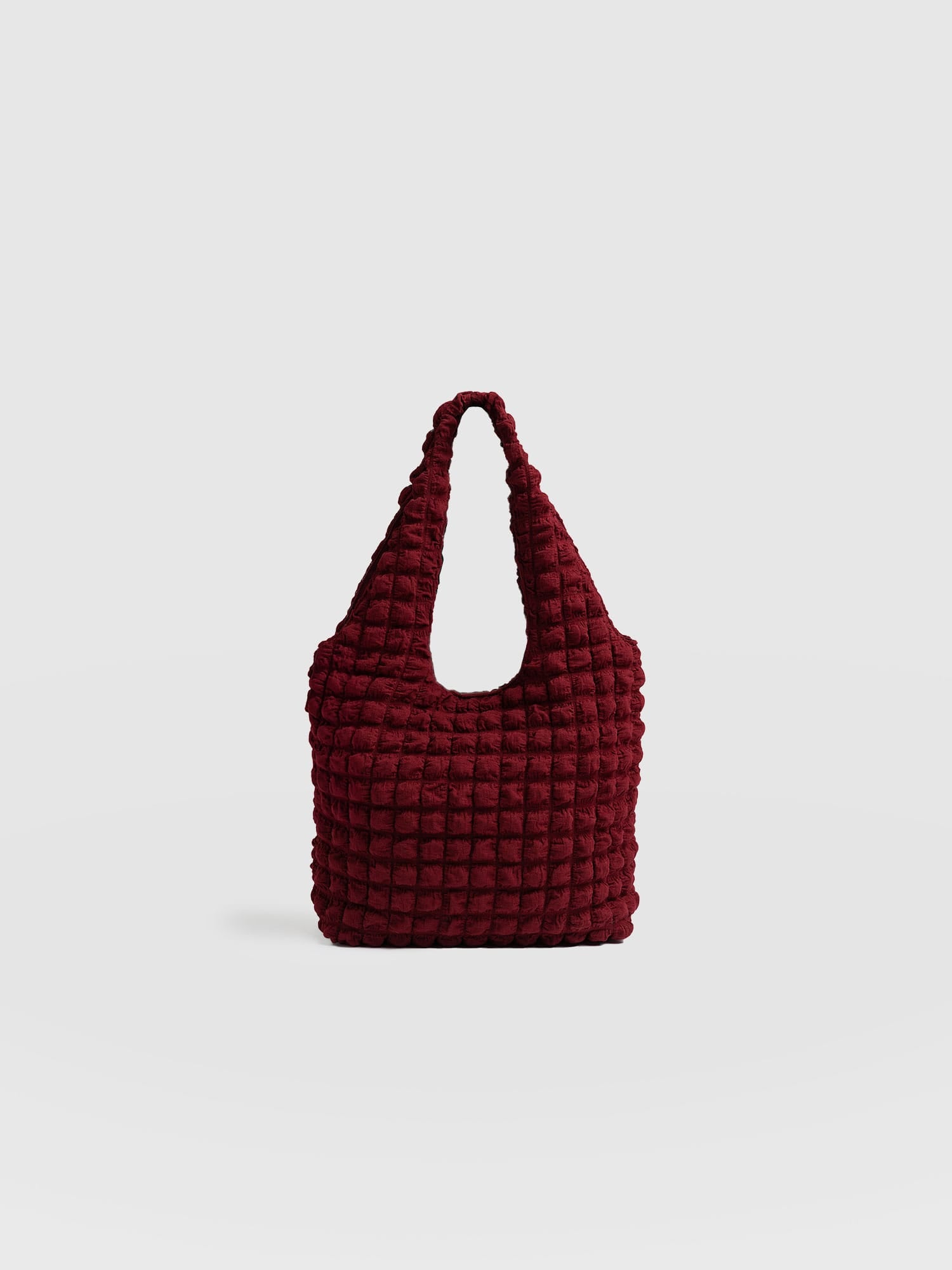 Soho Shoulder Tote Bag - Burgundy
