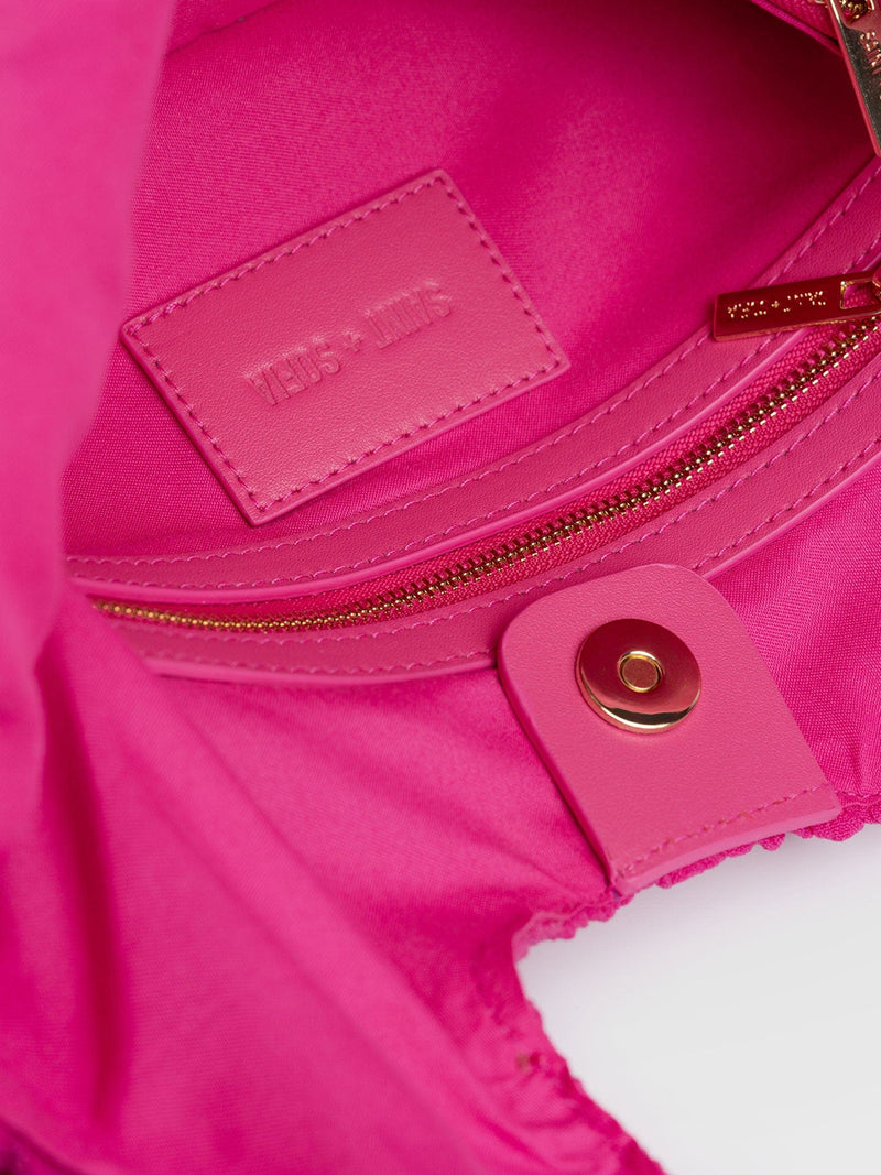 Soho Shoulder Tote Bag - Fuchsia Pink