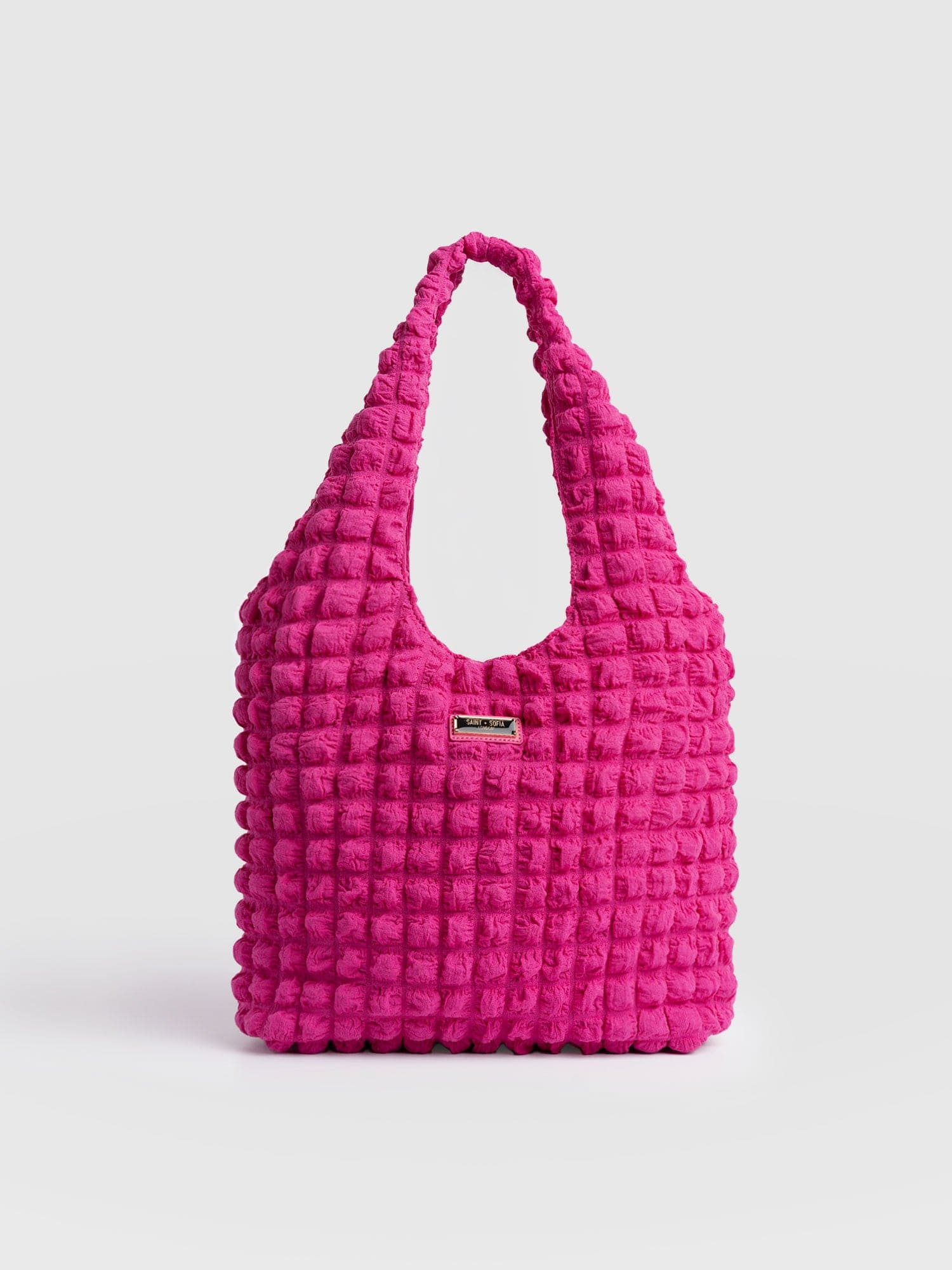 Soho Shoulder Tote Bag - Fuchsia Pink