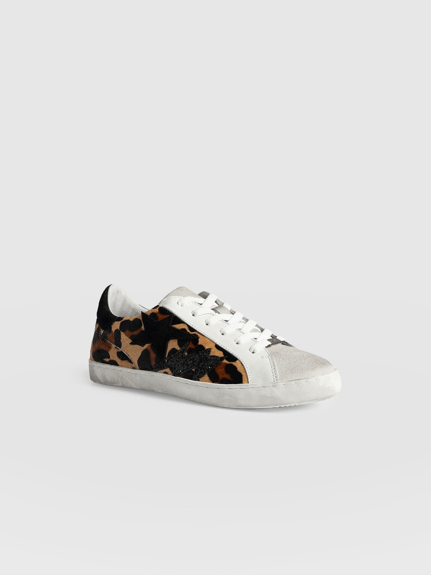 Spitalfields Trainer - Leopard/Star
