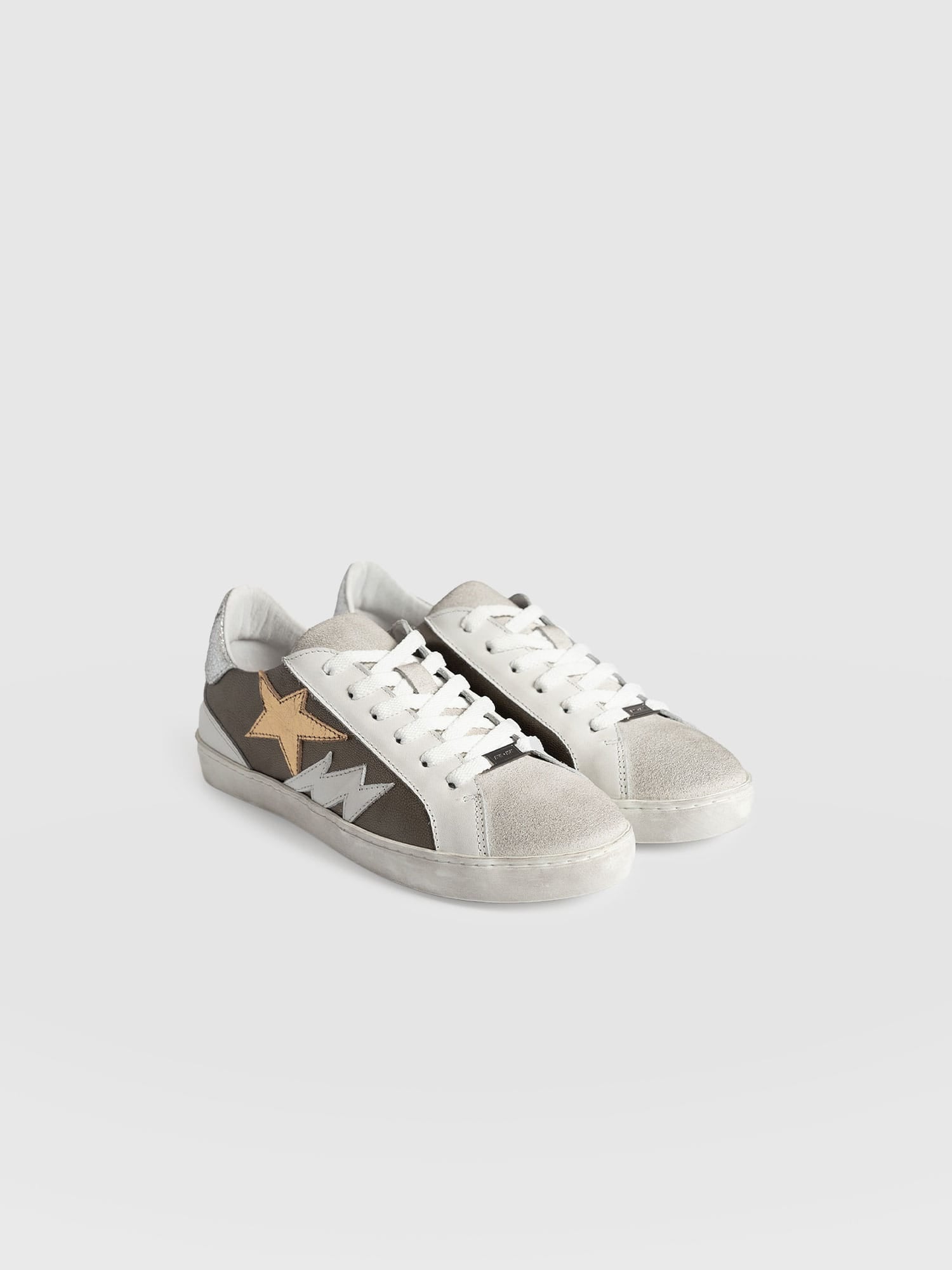 Spitalfields Trainer - Metallic Gold
