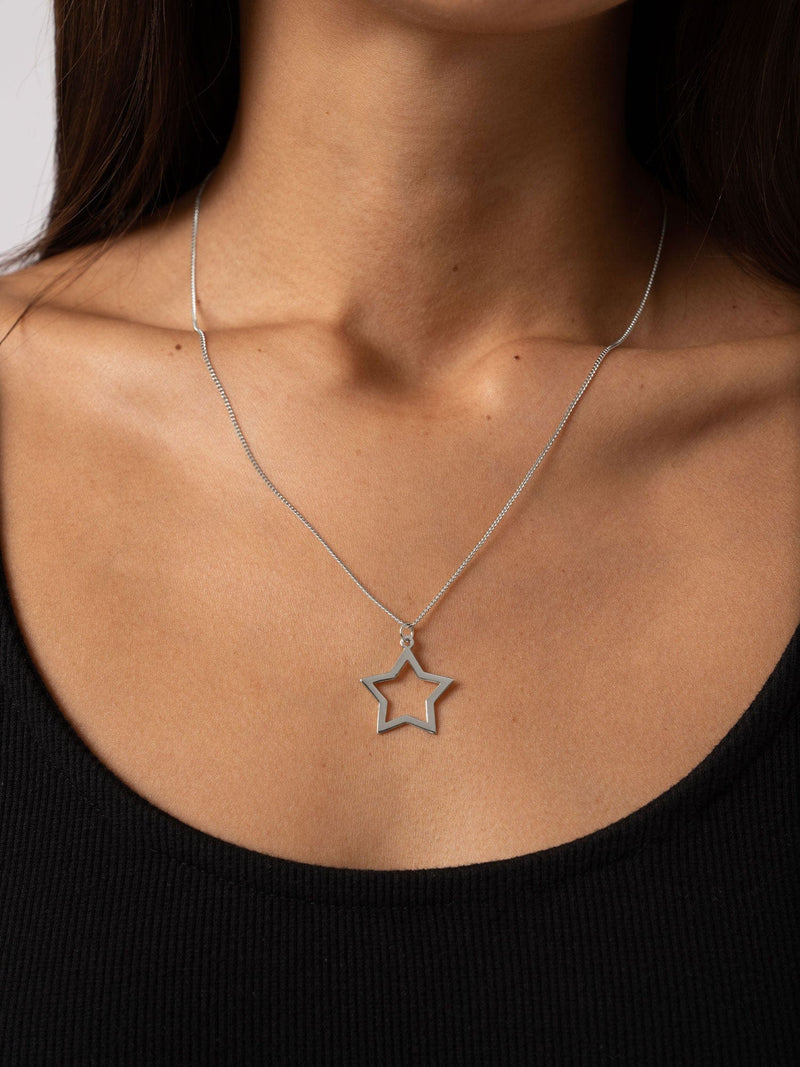 Star Necklace - Silver