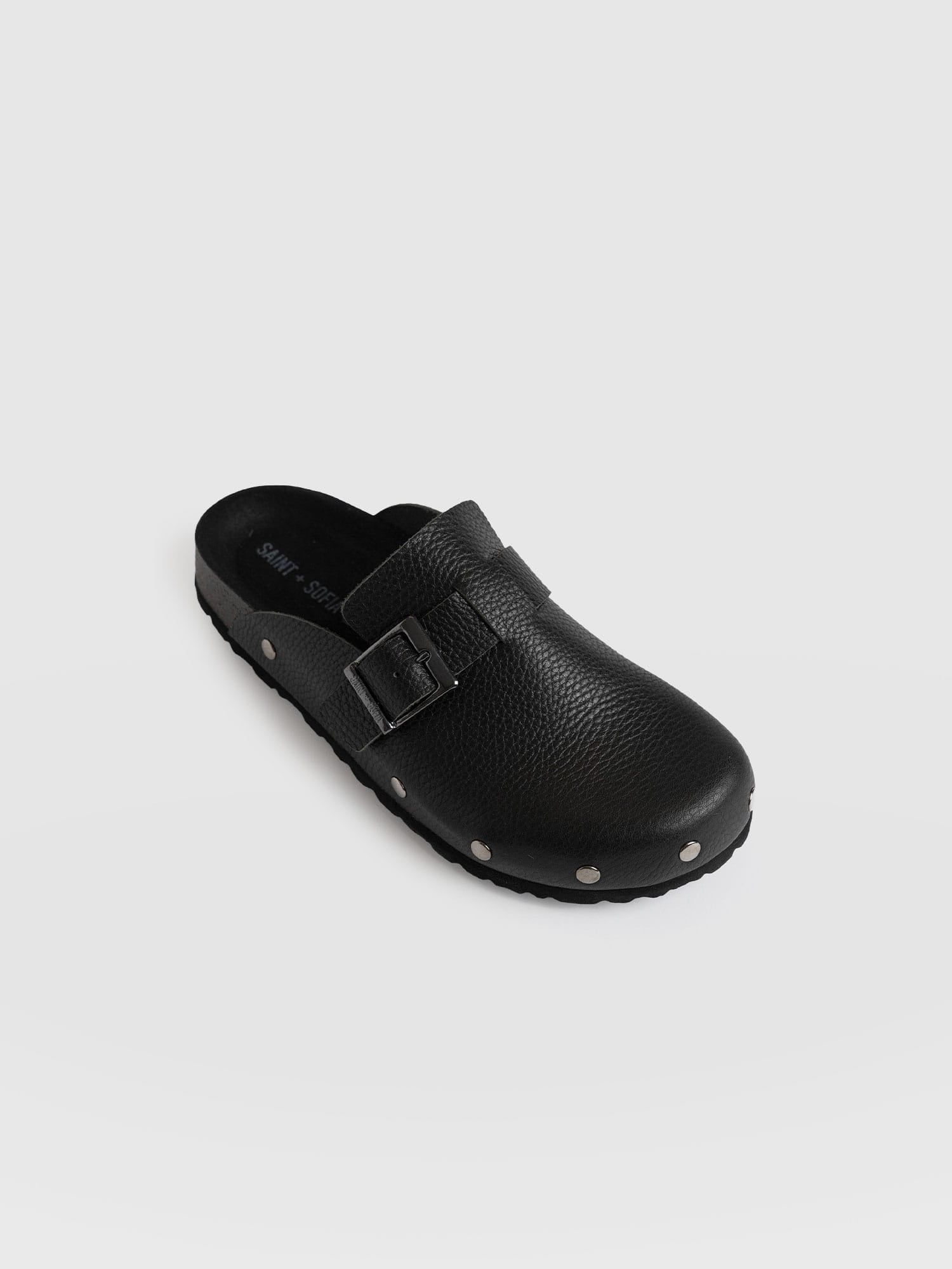 Studded Clogs - Black