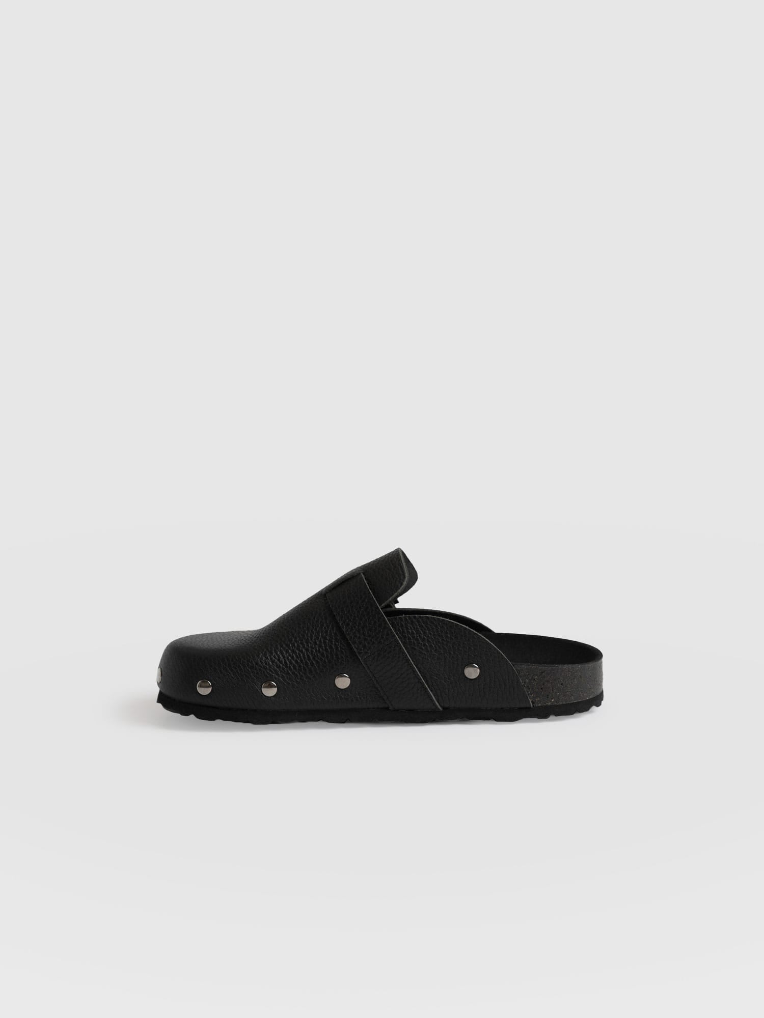 Studded Clogs - Black