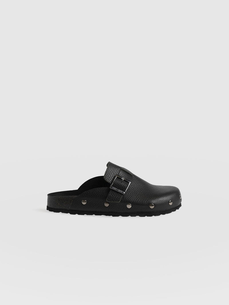 Studded Clogs - Black