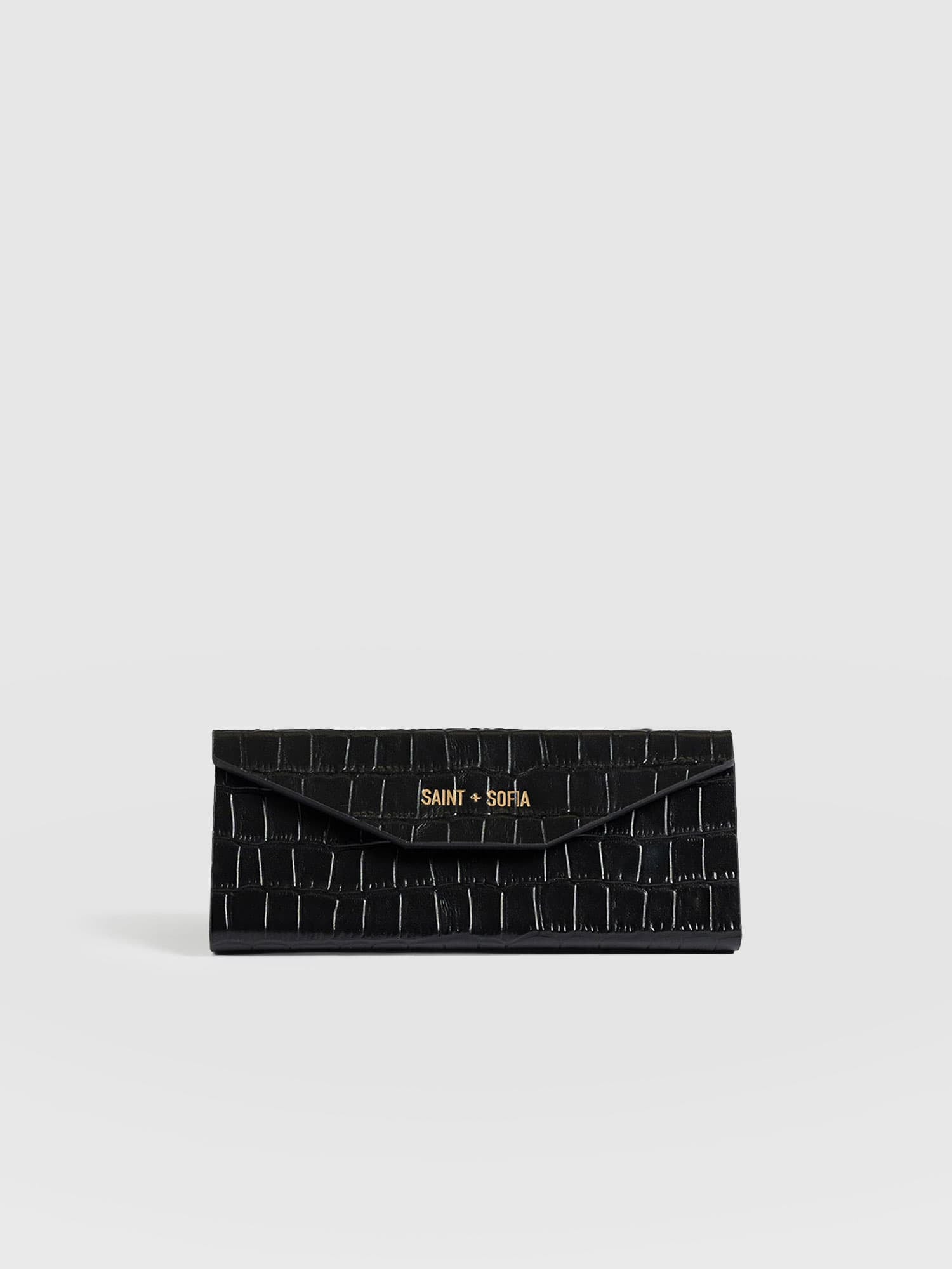 Sunglasses Case - Black Croc