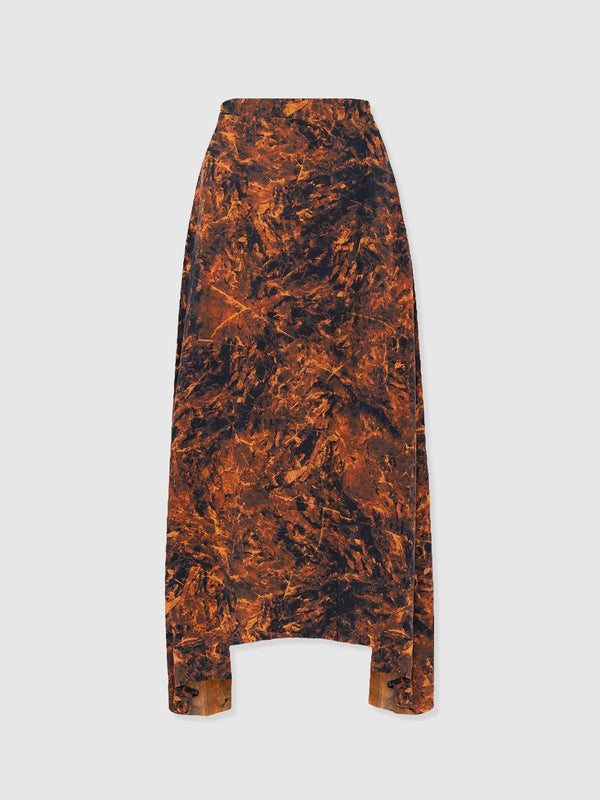 Sutton Skirt - Brown Marble