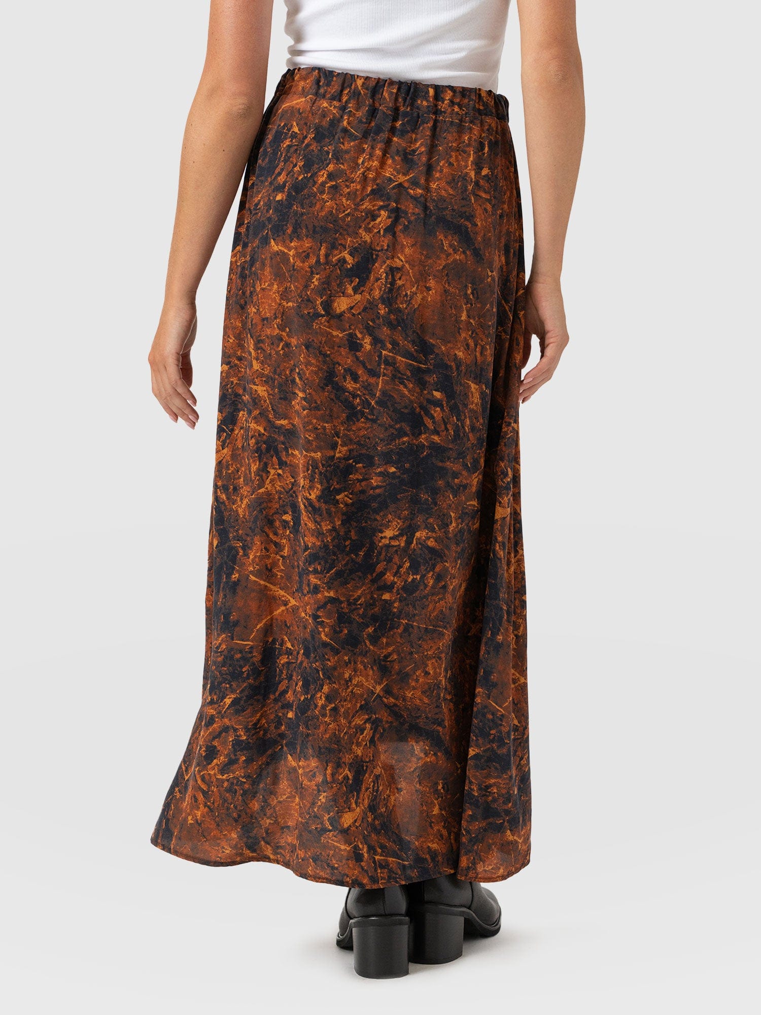Sutton Skirt - Brown Marble - Women's Skirts | Saint + Sofia® UK