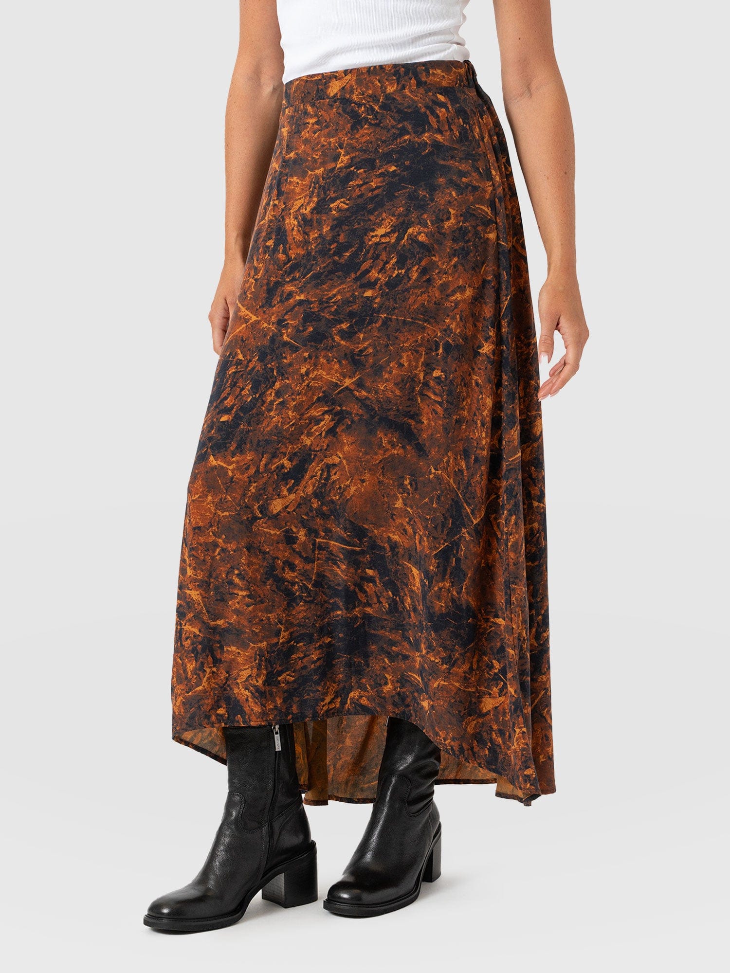 Sutton Skirt - Brown Marble