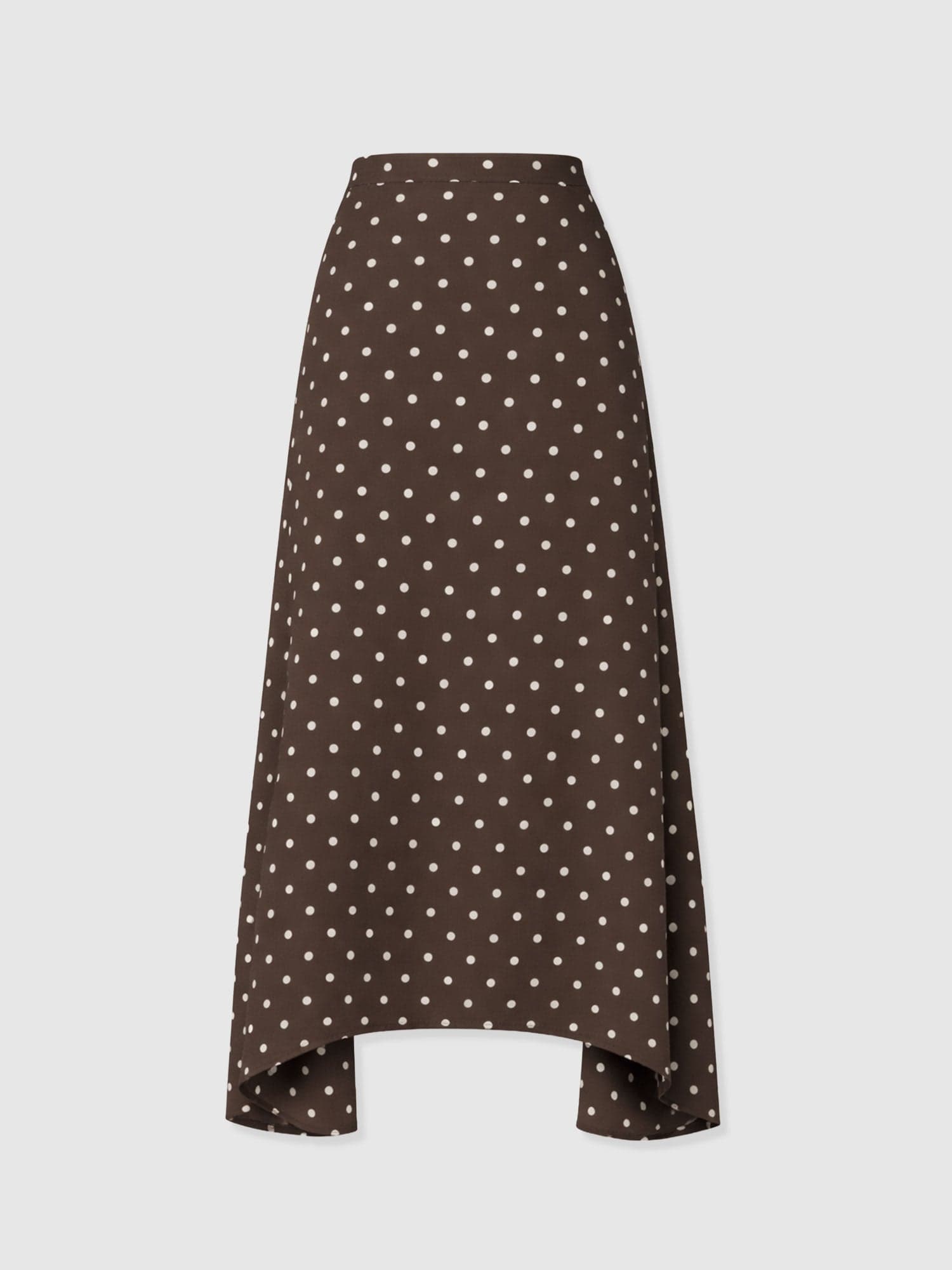 Sutton Skirt - Brown Polka Dot