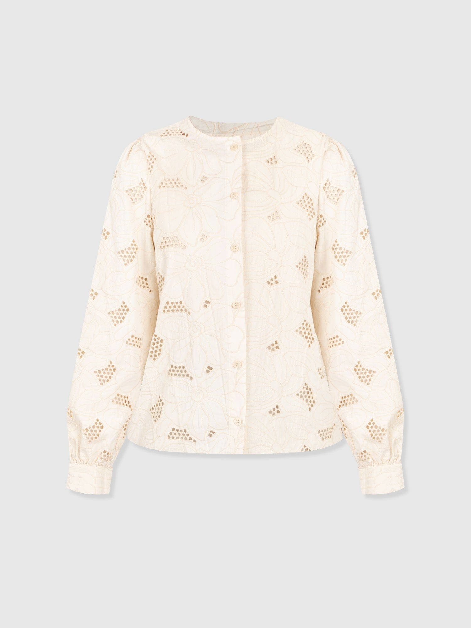 Tabitha Blouse - Cream Floral